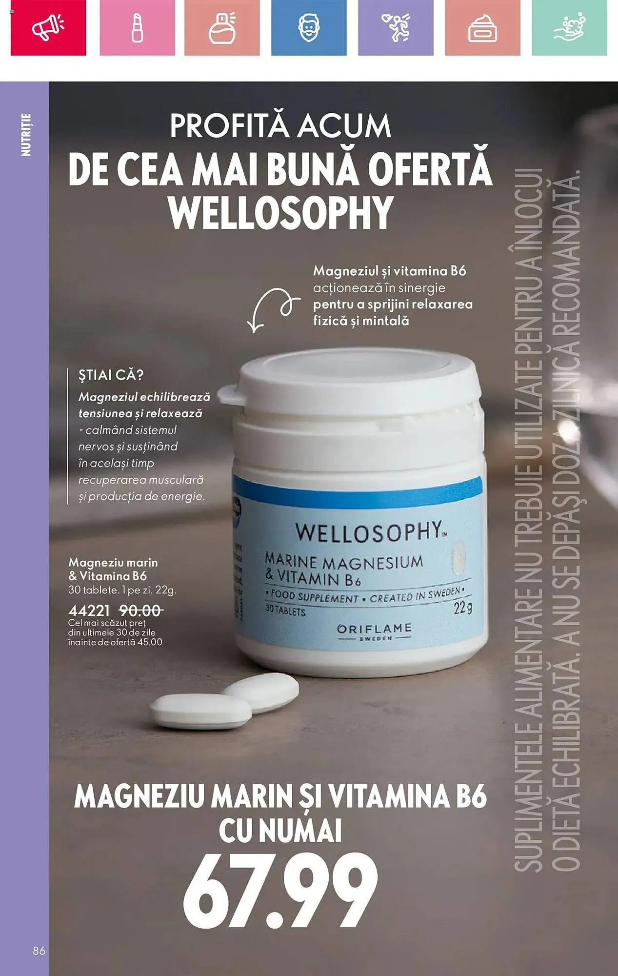 Catalog Catalog Oriflame de la 13 aprilie până la 3 mai 2025 - Revista Pagina 86