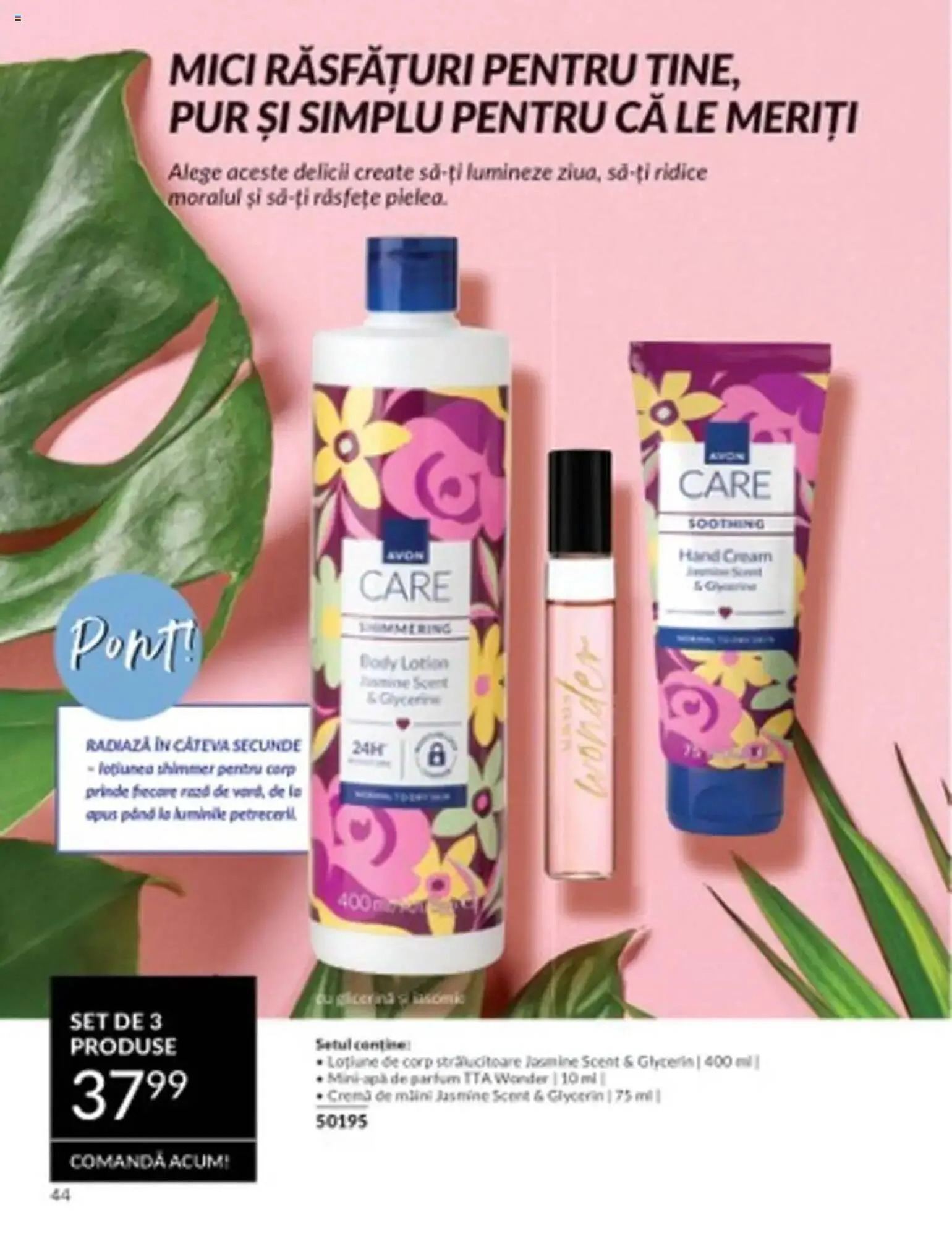 Catalog Catalog Avon de la 30 iunie până la 31 iulie 2025 - Revista Pagina 44
