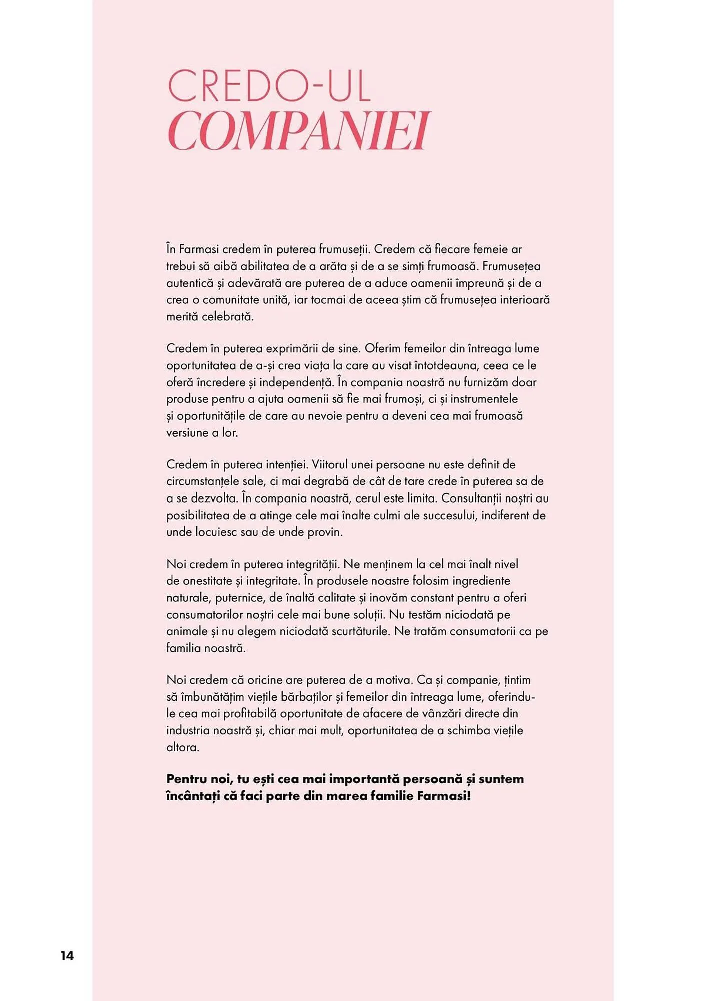 Catalog Catalog Farmasi de la 5 martie până la 1 aprilie 2025 - Revista Pagina 14