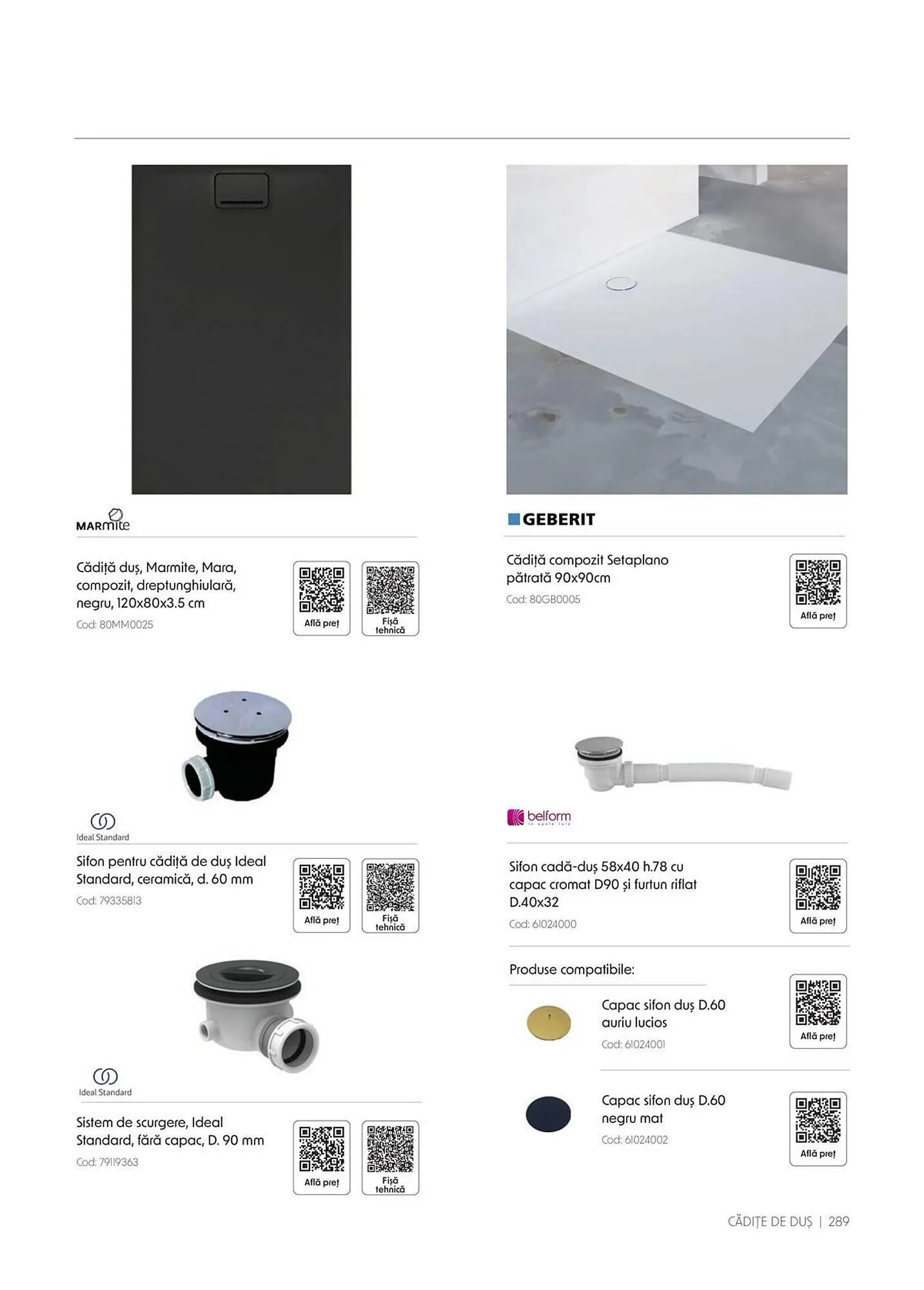 Catalog Catalog Romstal de la 1 aprilie până la 31 decembrie 2026 - Revista Pagina 289