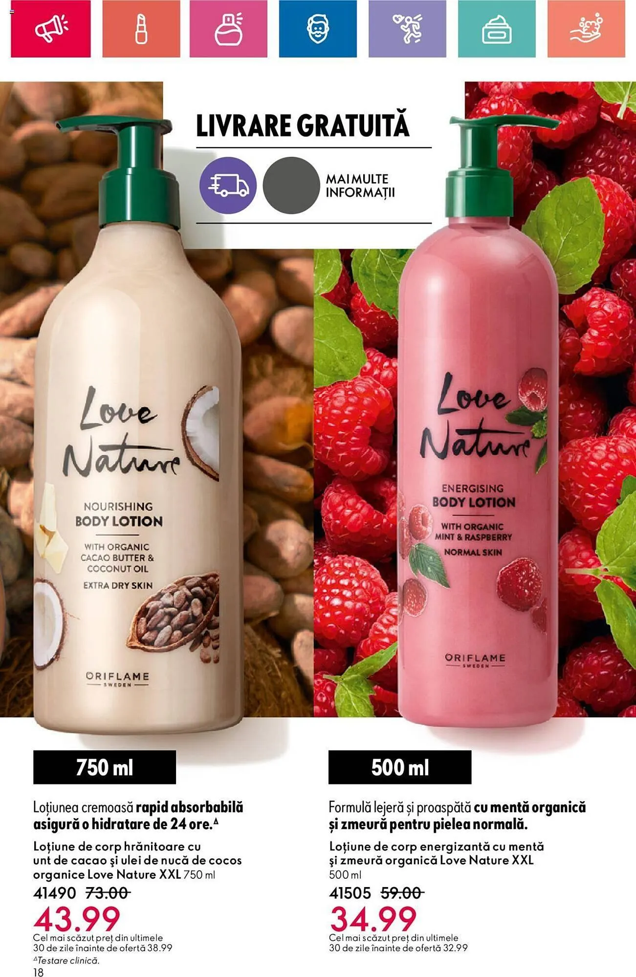 Catalog Oriflame catalog de la 28 mai până la 17 iunie 2024 - Revista Pagina 18