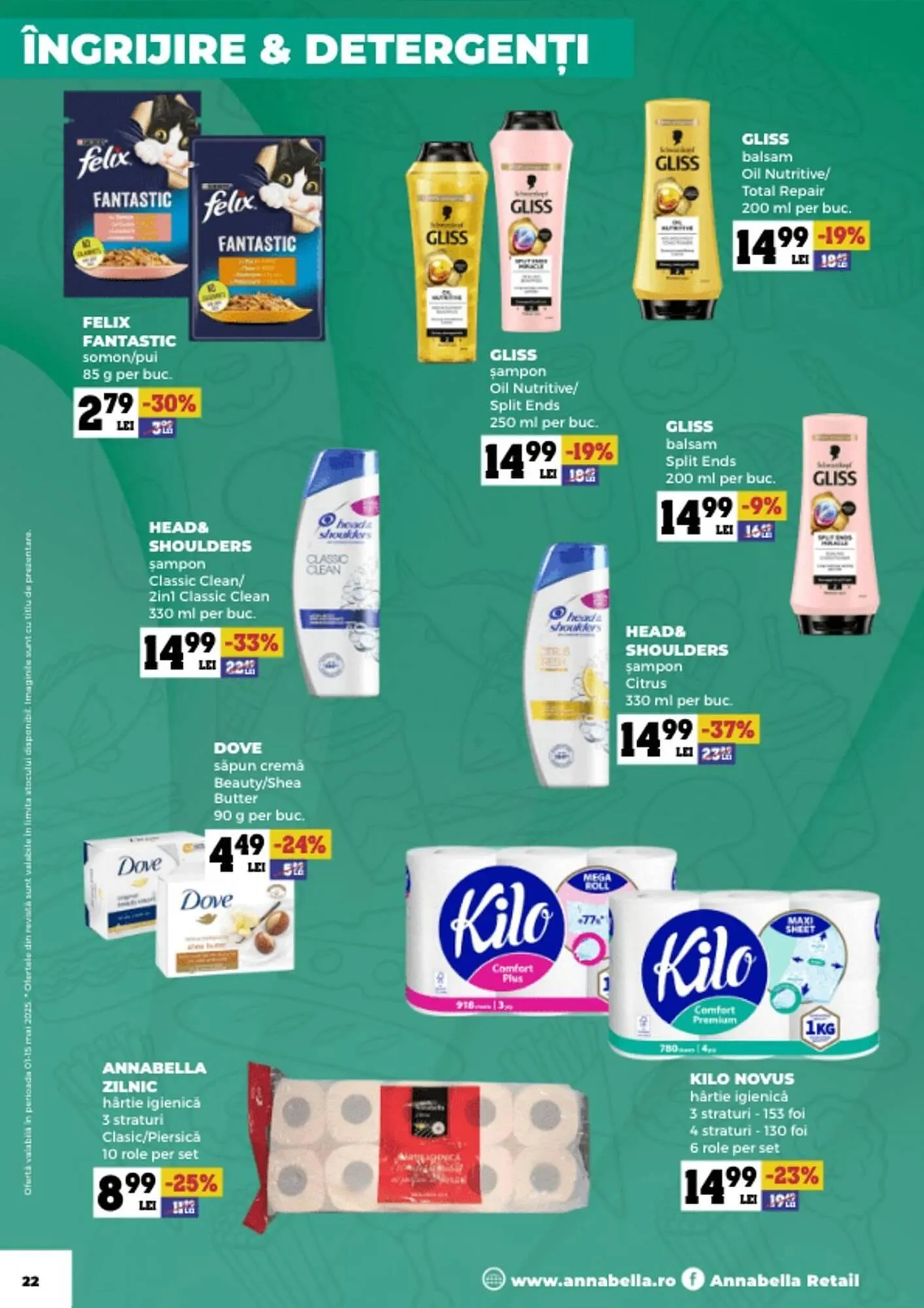 Catalog Catalog Annabella de la 1 mai până la 15 mai 2025 - Revista Pagina 22