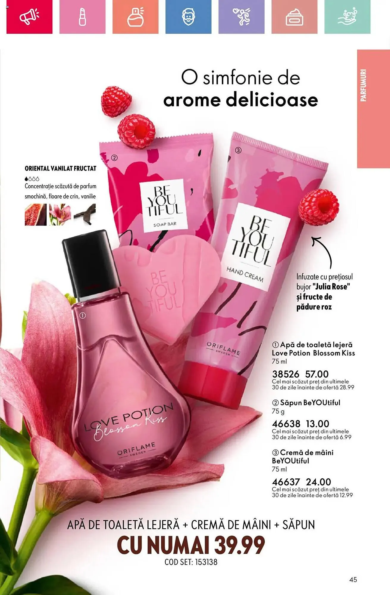 Catalog Catalog Oriflame de la 15 iunie până la 5 iulie 2025 - Revista Pagina 45