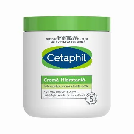 Crema hidratanta pentru piele sensibila Cetaphil, 450 g, Galderma