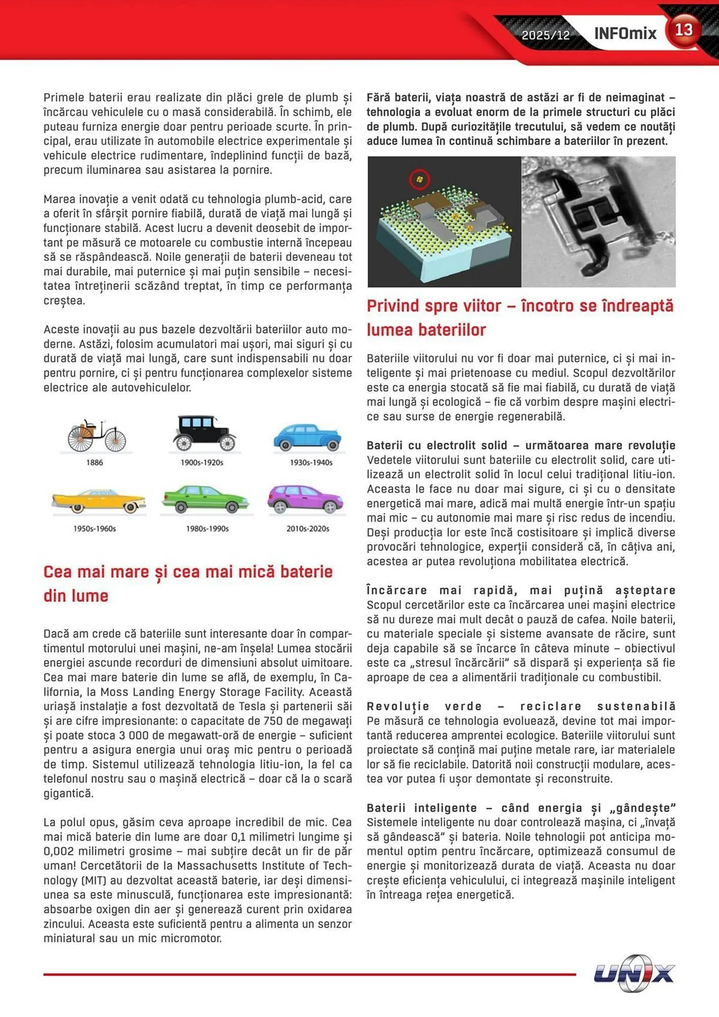 Catalog Catalog UNIX Auto de la 3 decembrie până la 31 decembrie 2025 - Revista Pagina 13