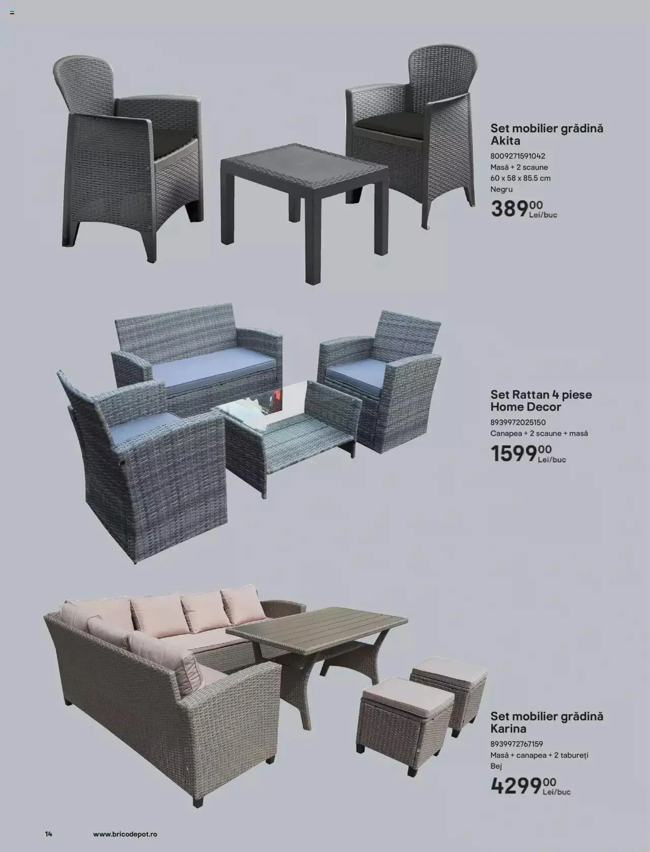 Catalog Brico Depot catalog - Bucuria momentelor de la 1 iunie până la 30 septembrie 2023 - Revista Pagina 14