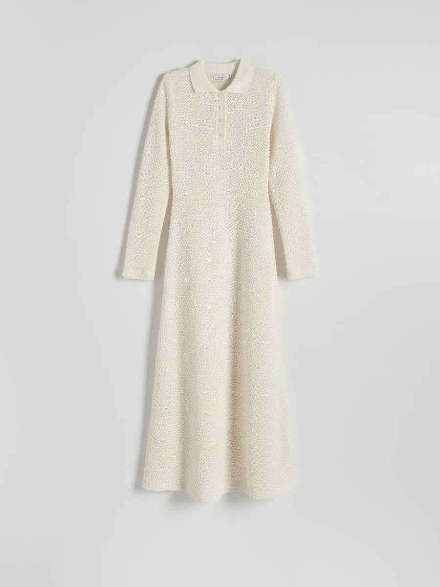 Rochie din jerseu structurat