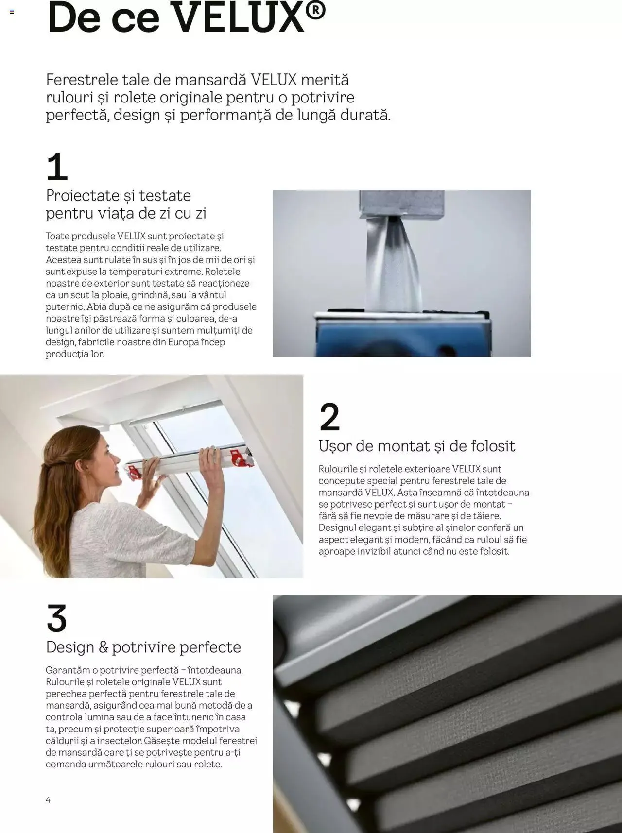 Catalog Velux catalog - Rulouri şi rolete de la 19 martie până la 31 decembrie 2024 - Revista Pagina 4