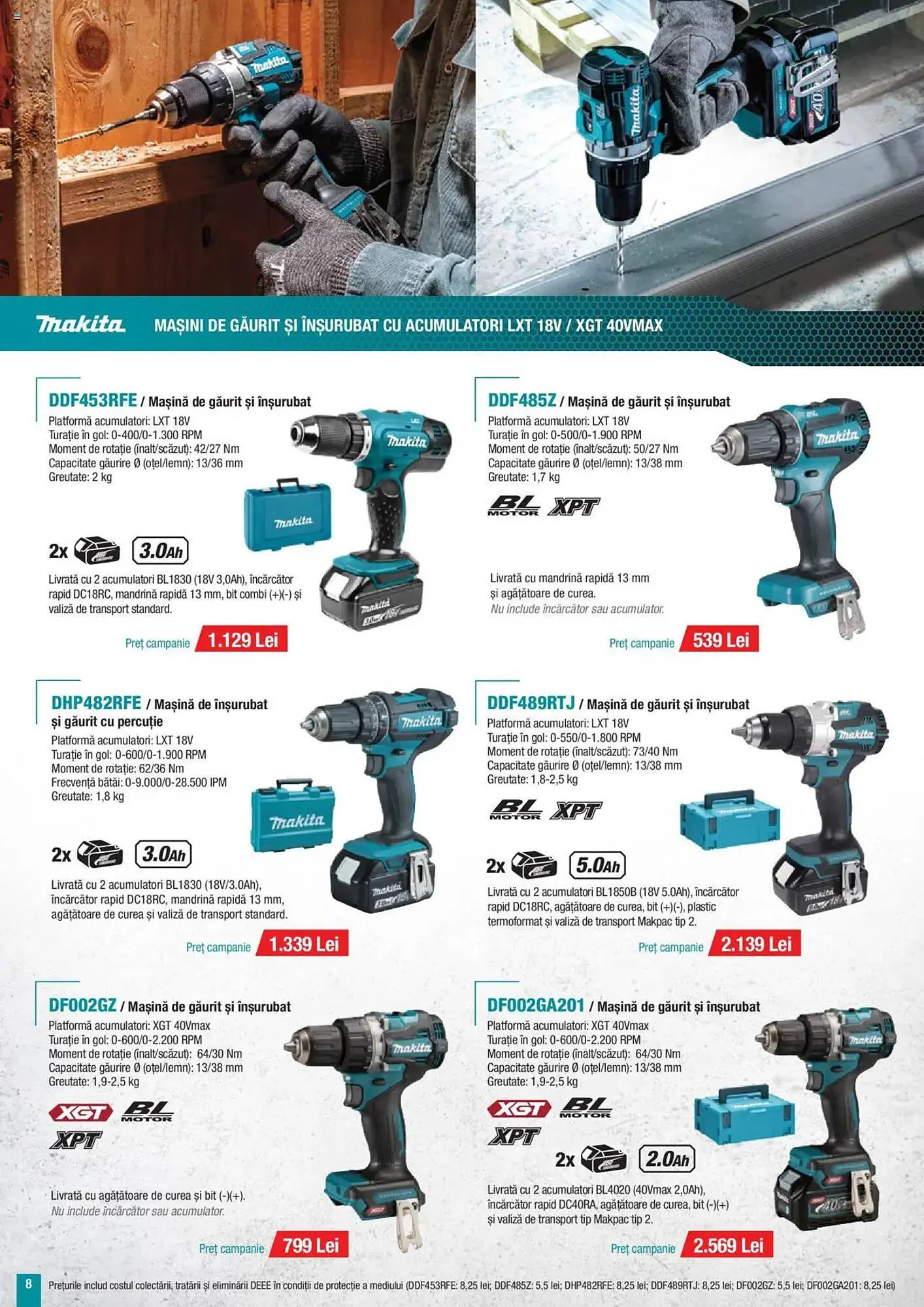 Catalog Catalog Makita de la 30 iunie până la 30 septembrie 2025 - Revista Pagina 8