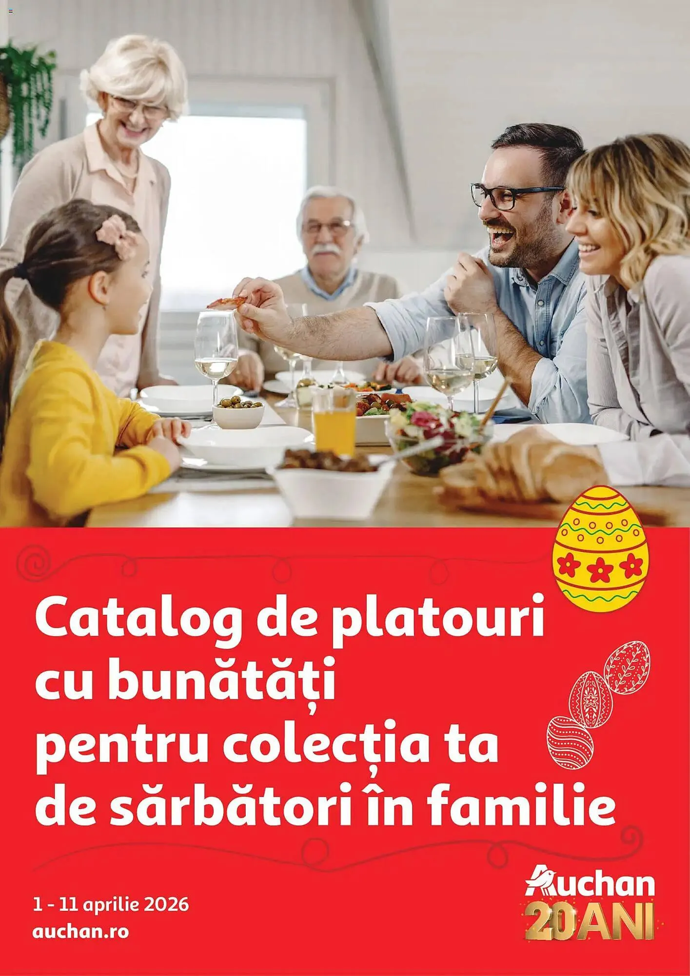 Catalog Catalog Auchan de la 31 martie până la 11 aprilie 2026 - Revista Pagina 1