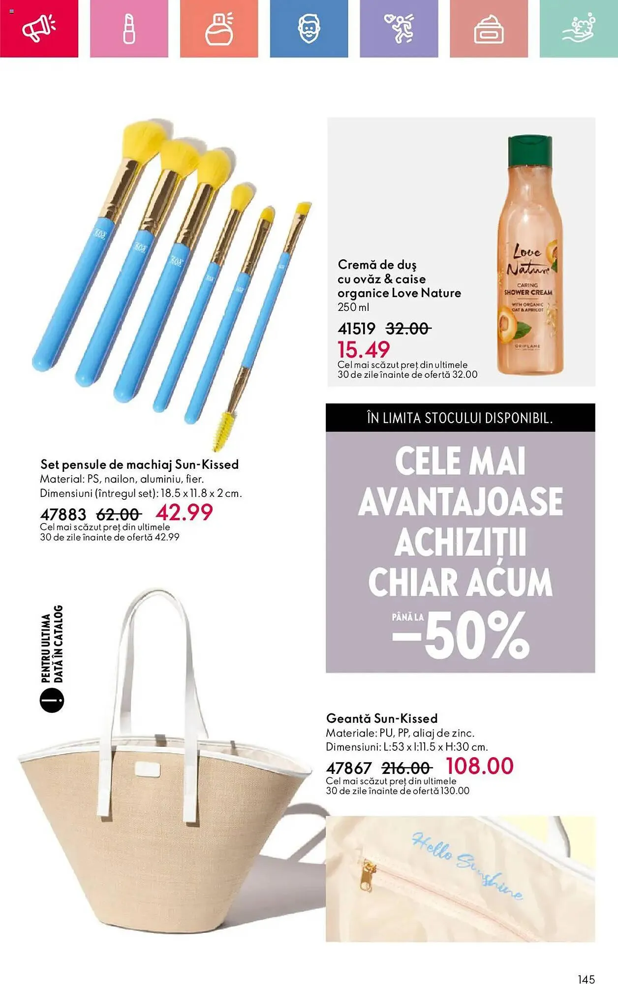 Catalog Catalog Oriflame de la 26 iulie până la 19 august 2025 - Revista Pagina 145