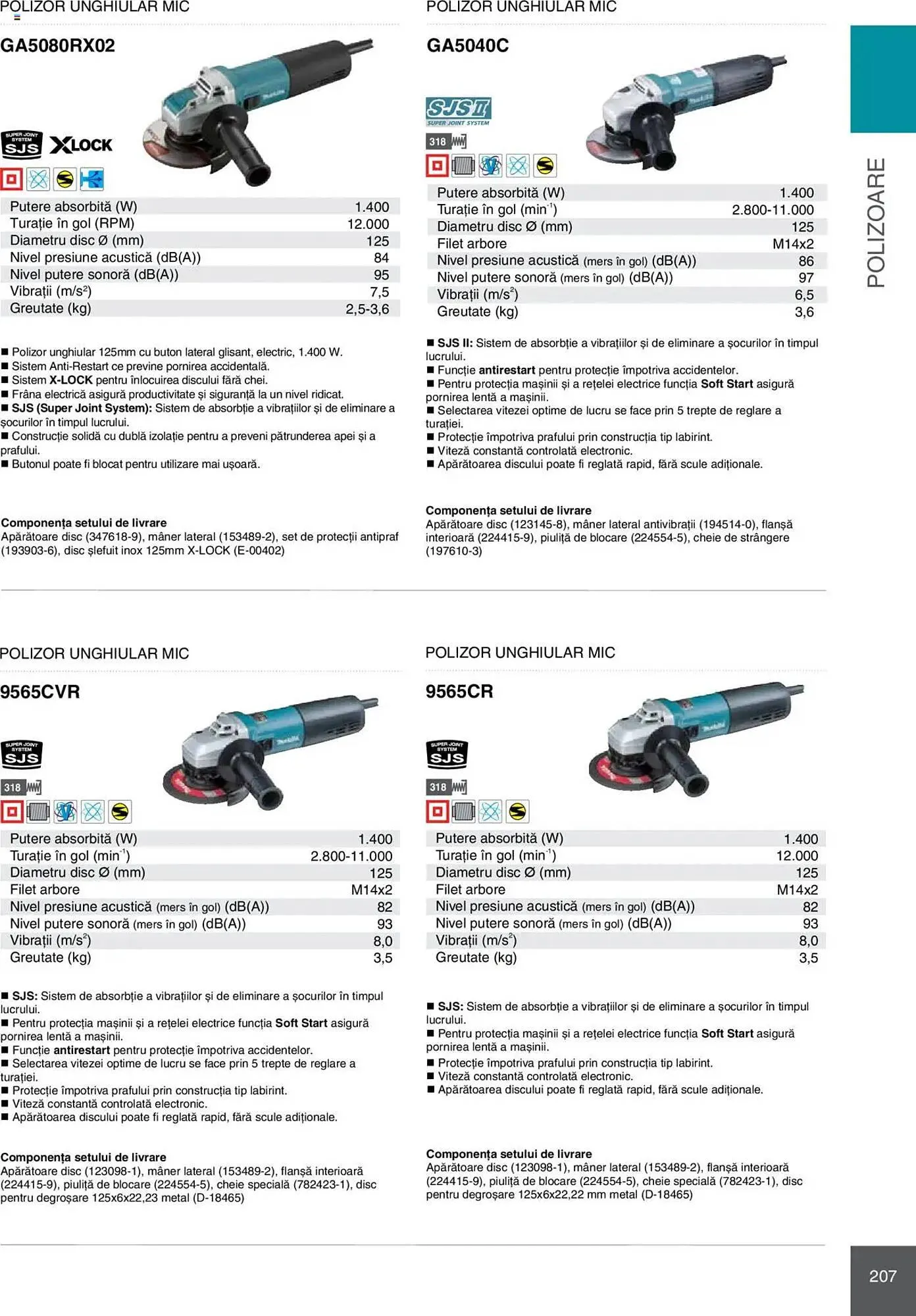 Catalog Catalog Makita de la 8 ianuarie până la 31 decembrie 2025 - Revista Pagina 207