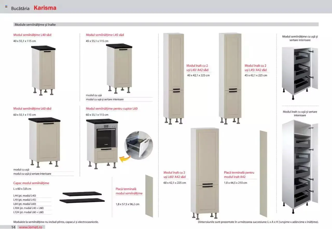 Catalog Lem’s - Bucătăria Karisma de la 1 septembrie până la 31 decembrie 2023 - Revista Pagina 14
