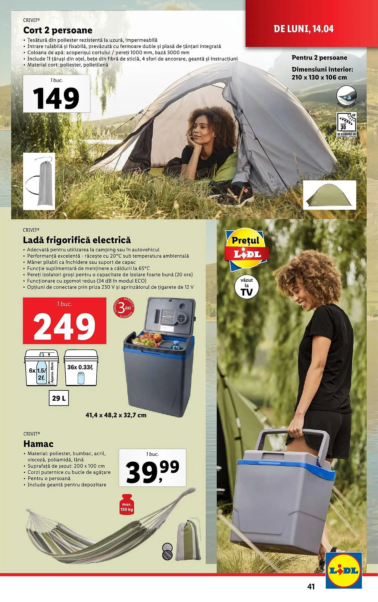 Catalog Catalog Lidl de la 14 aprilie până la 19 aprilie 2025 - Revista Pagina 41