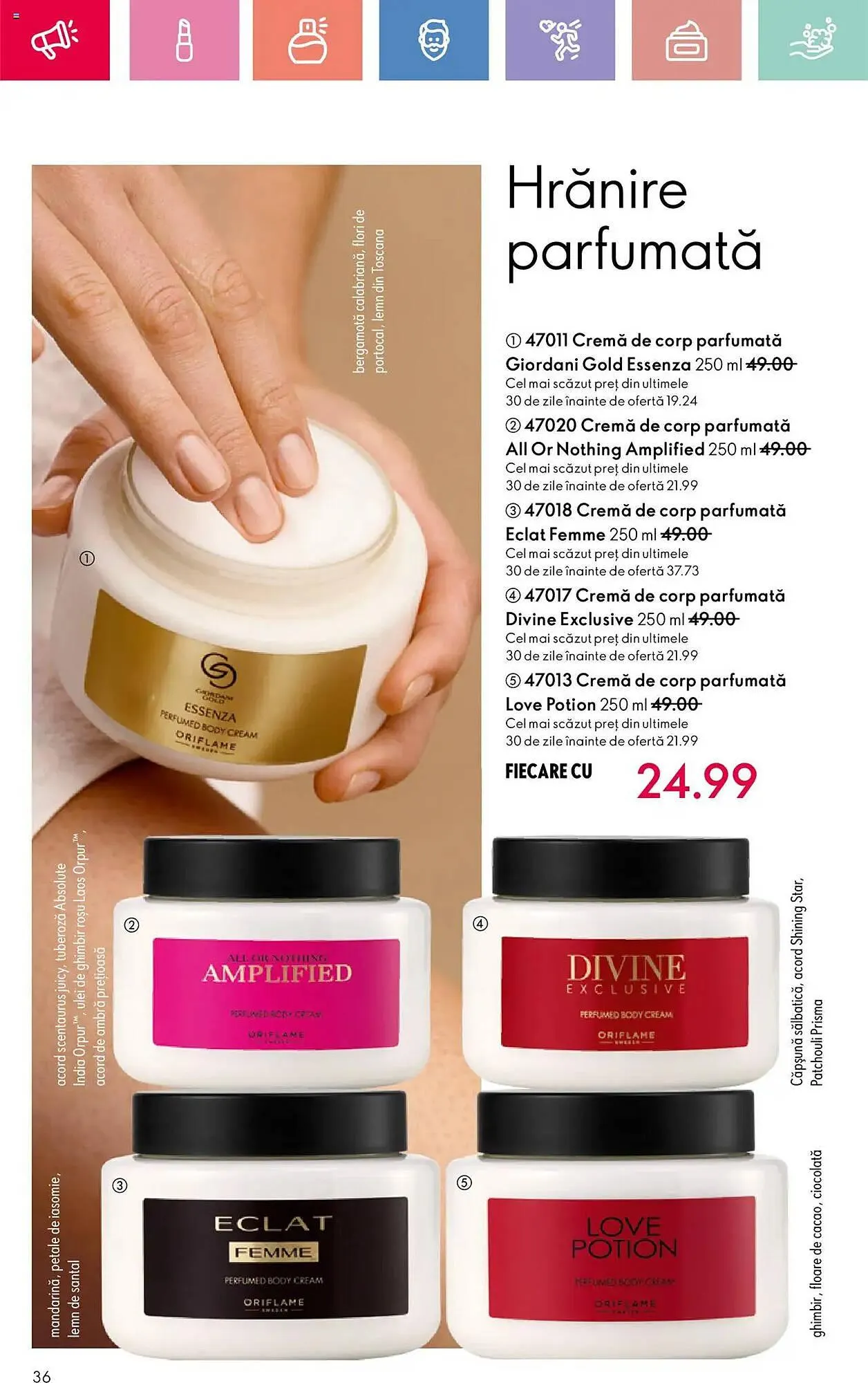 Catalog Catalog Oriflame de la 25 mai până la 14 iunie 2025 - Revista Pagina 36