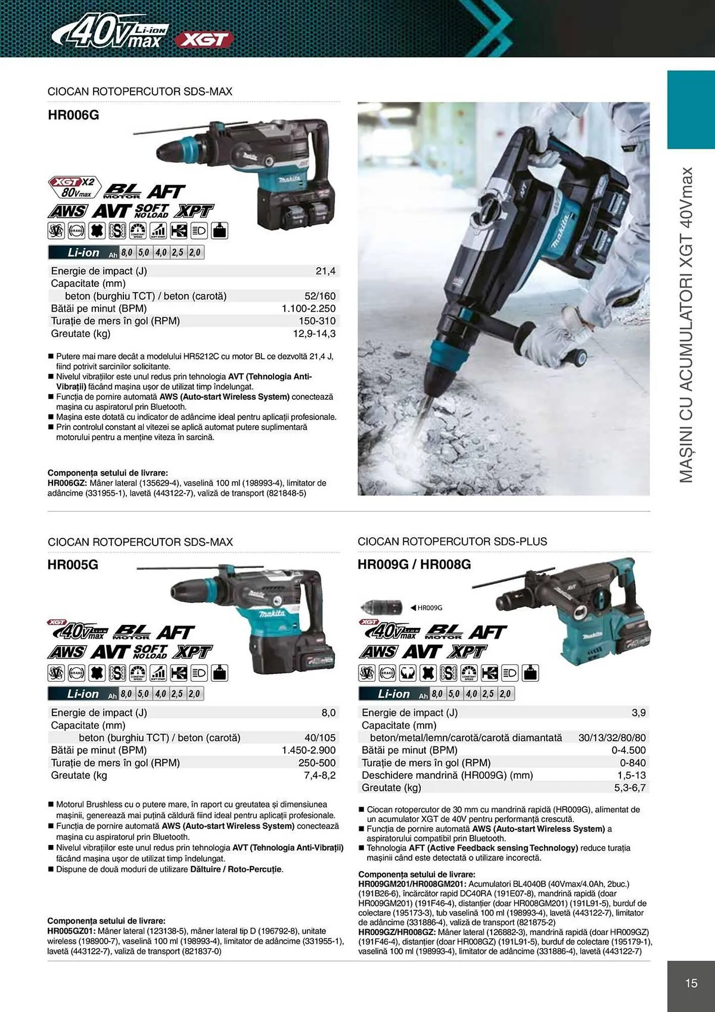 Catalog Catalog Makita de la 28 aprilie până la 31 decembrie 2026 - Revista Pagina 15