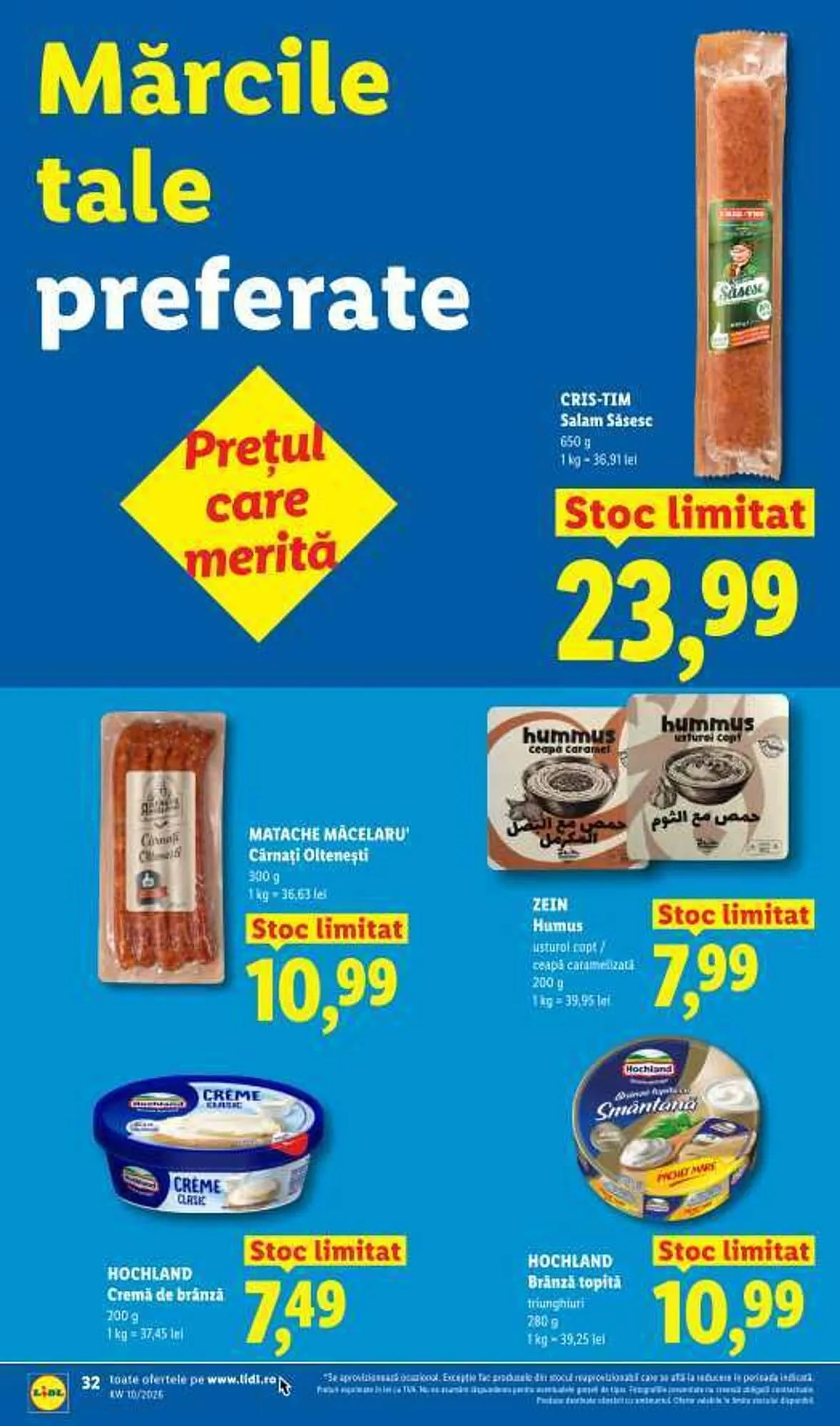Catalog Catalog Lidl de la 2 martie până la 8 martie 2026 - Revista Pagina 32