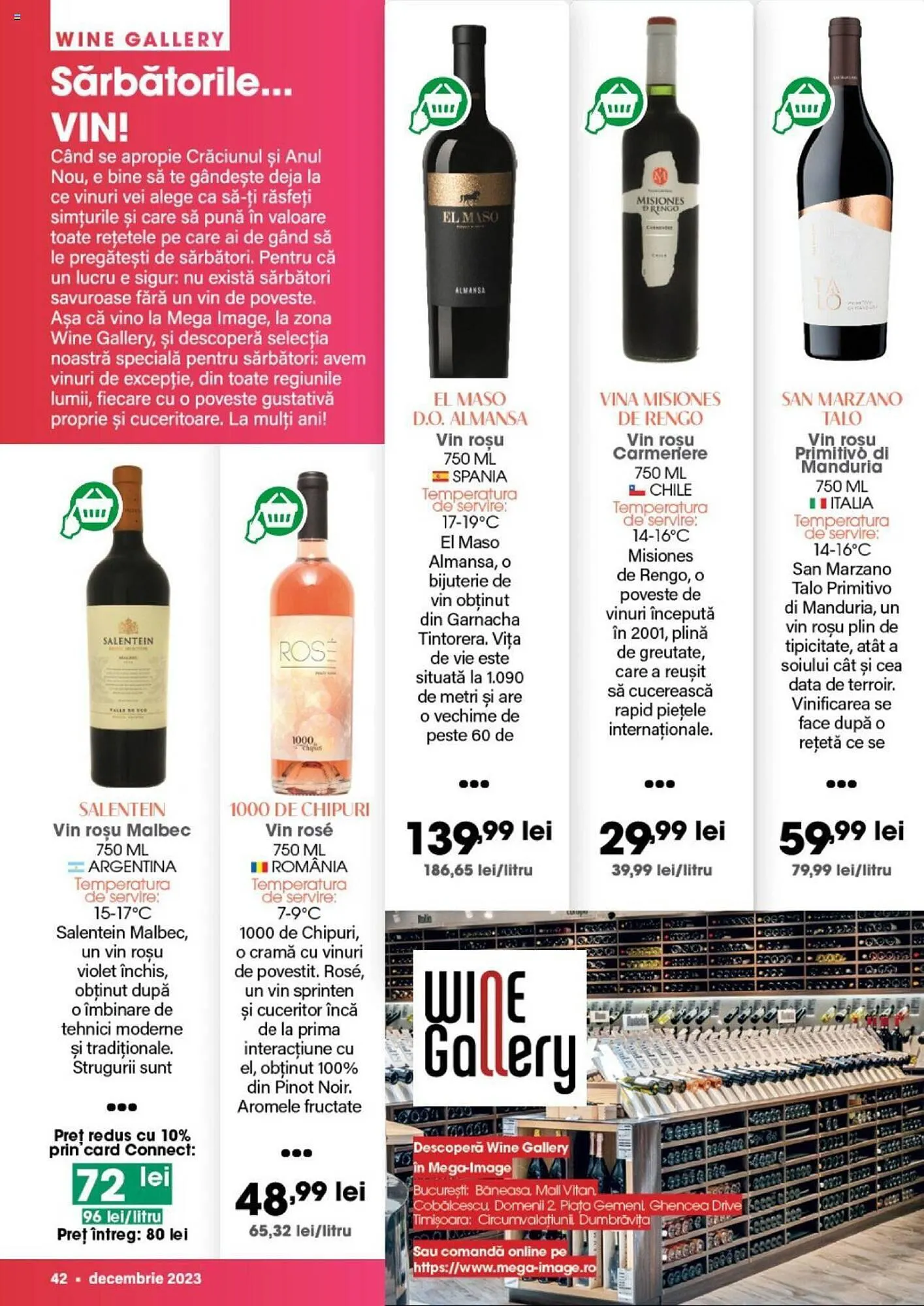 Catalog Mega Image catalog de la 30 noiembrie până la 3 ianuarie 2024 - Revista Pagina 42