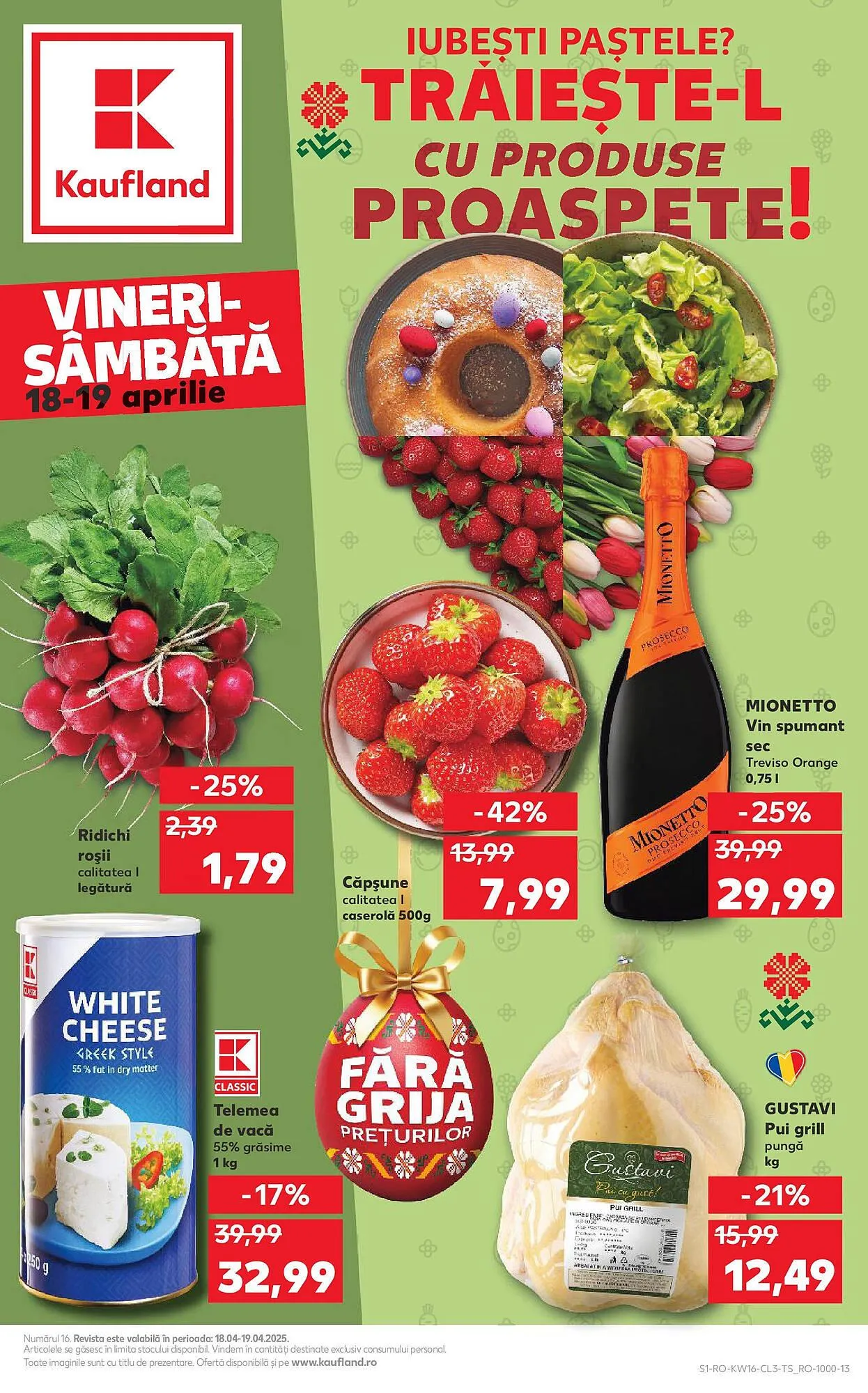 Catalog Catalog Kaufland de la 18 aprilie până la 19 aprilie 2025 - Revista Pagina 1