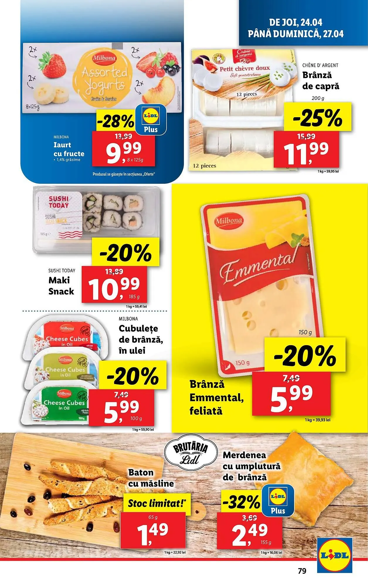 Catalog Catalog Lidl de la 22 aprilie până la 27 aprilie 2025 - Revista Pagina 79
