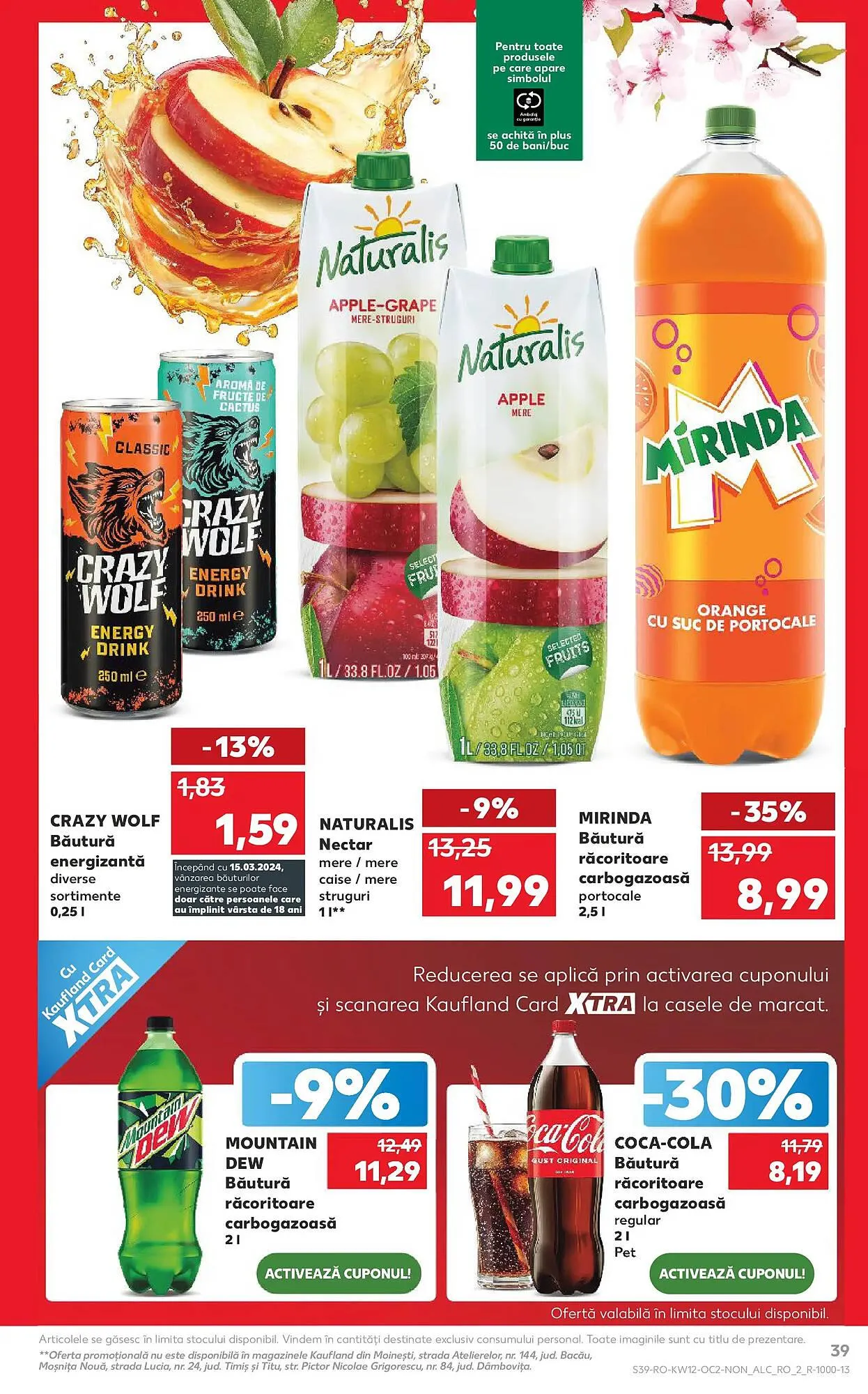 Catalog Catalog Kaufland de la 18 martie până la 24 martie 2026 - Revista Pagina 39