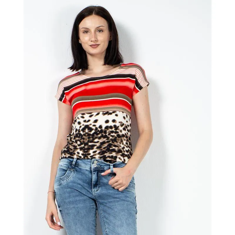 Bluza cu maneca scurta-23KOSF1040