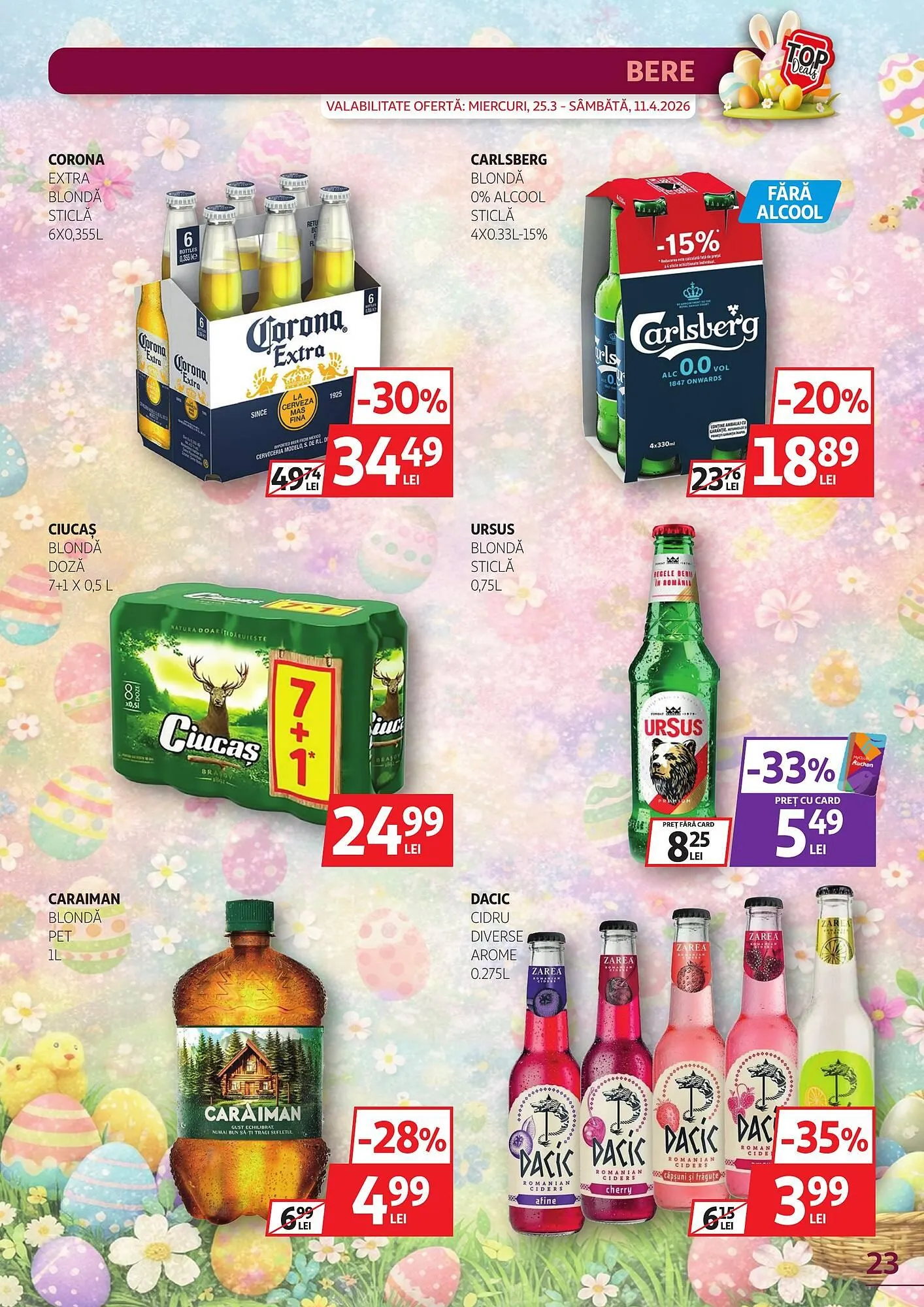 Catalog Catalog Auchan de la 25 martie până la 11 aprilie 2026 - Revista Pagina 23