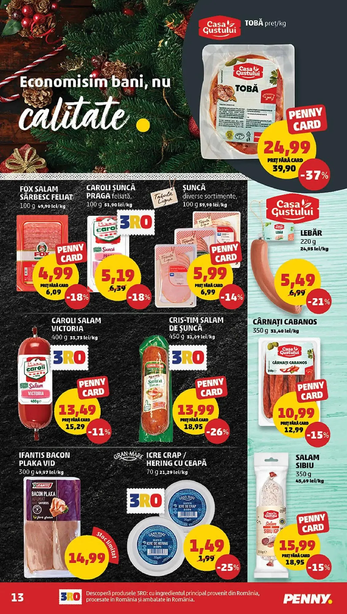 Catalog Catalog Penny de la 17 decembrie până la 26 decembrie 2025 - Revista Pagina 13