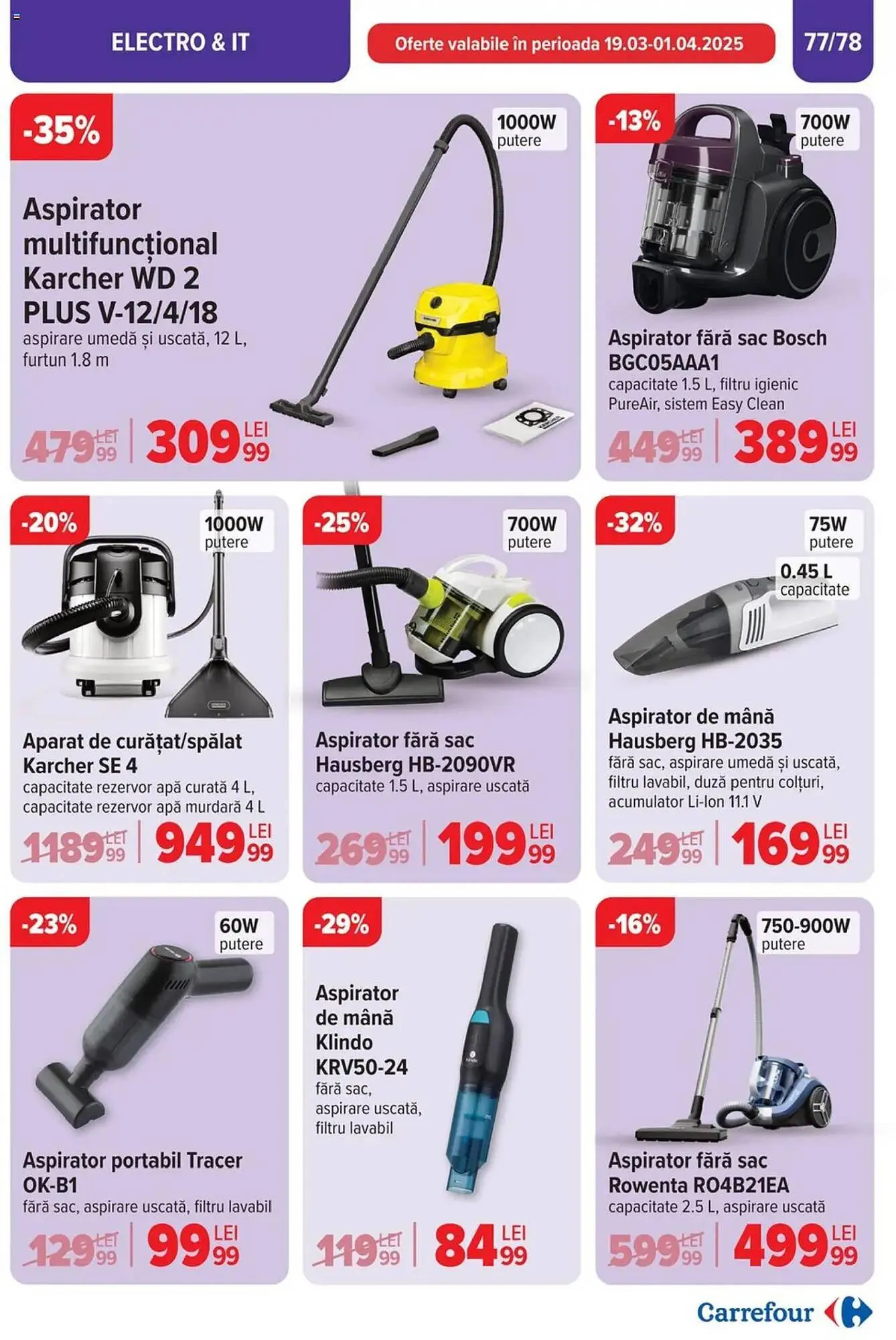 Catalog Catalog Carrefour de la 26 martie până la 1 aprilie 2025 - Revista Pagina 78