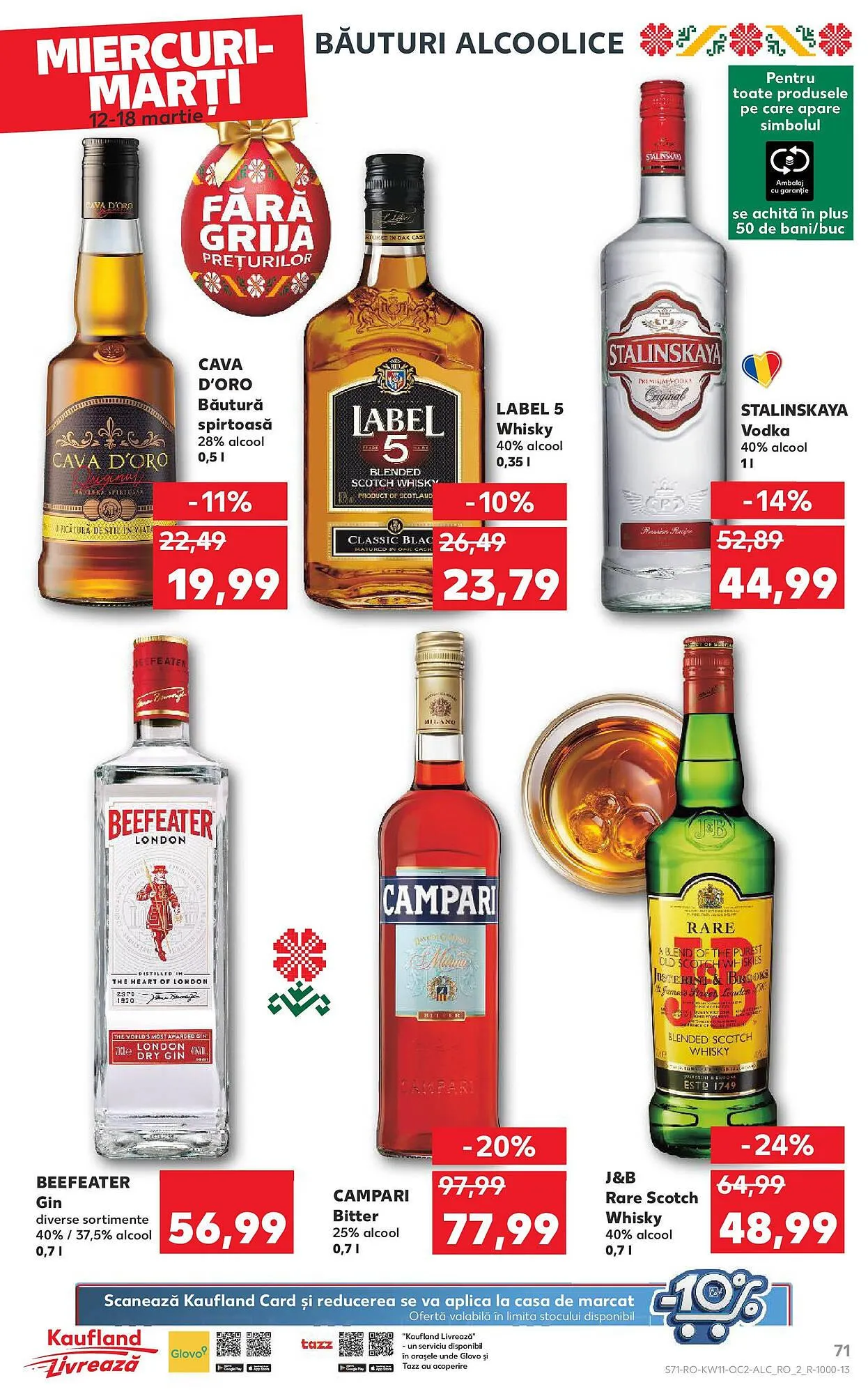 Catalog Catalog Kaufland de la 12 martie până la 18 martie 2025 - Revista Pagina 71