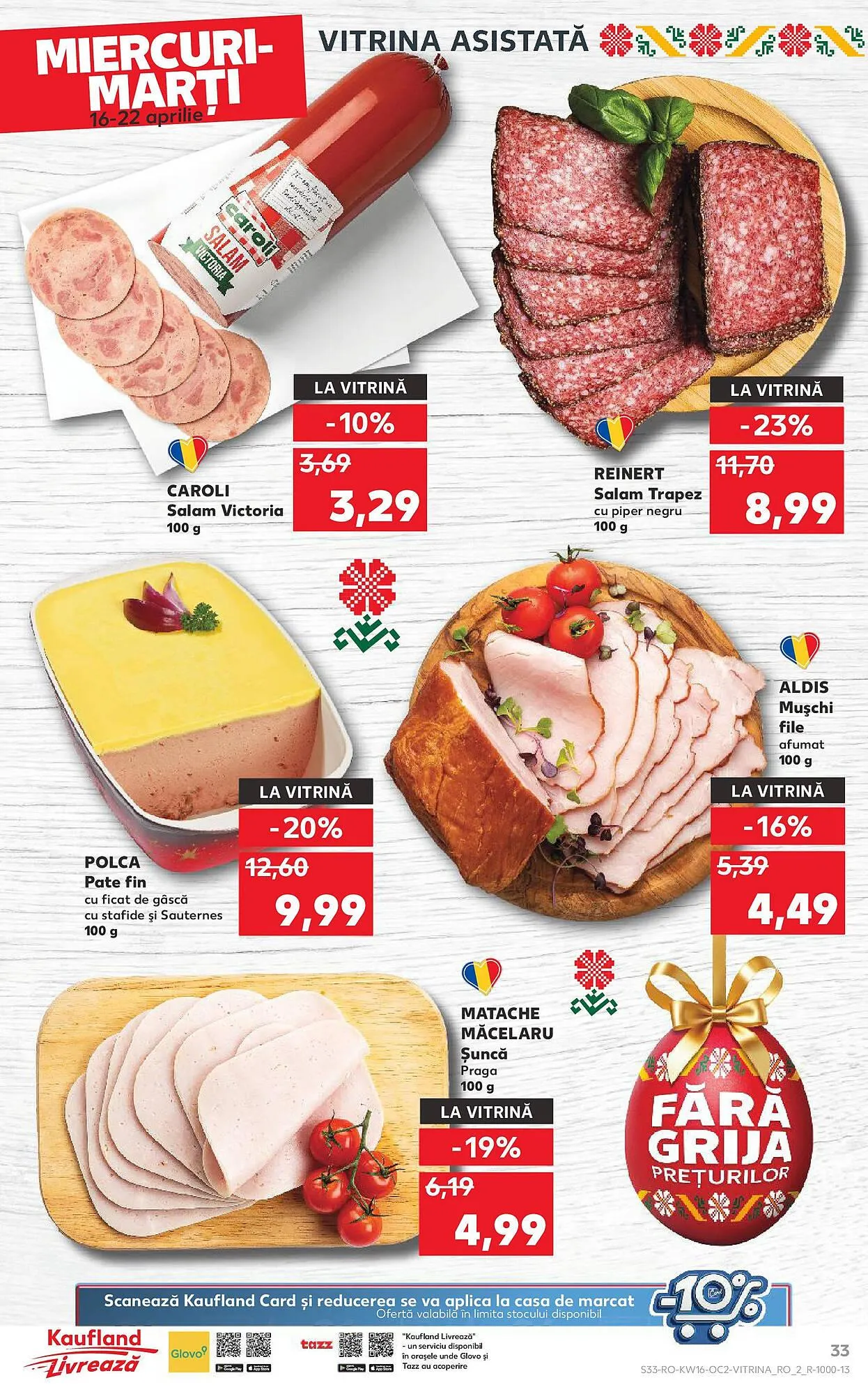 Catalog Catalog Kaufland de la 16 aprilie până la 22 aprilie 2025 - Revista Pagina 33
