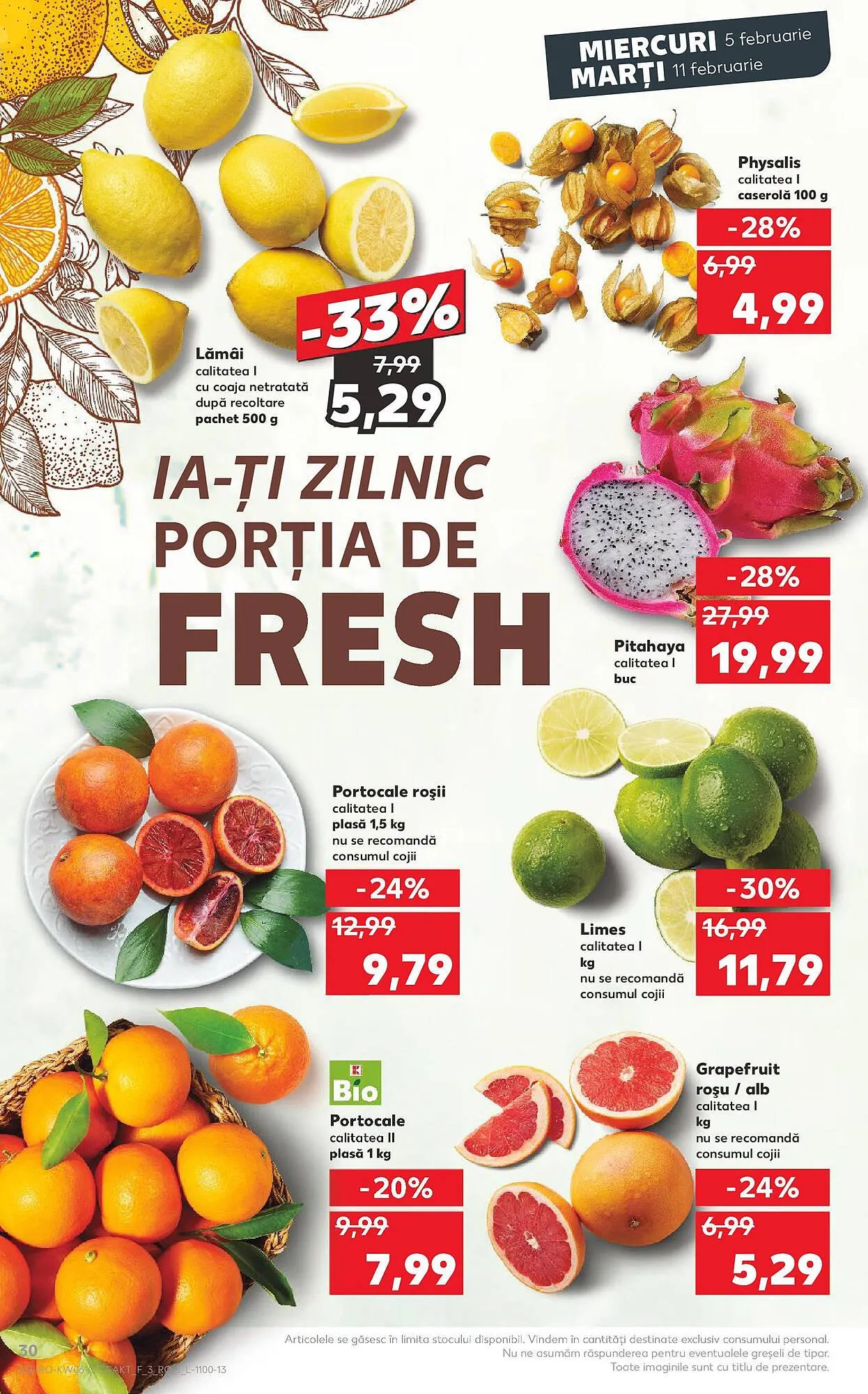 Catalog Catalog Kaufland de la 5 februarie până la 11 februarie 2025 - Revista Pagina 30