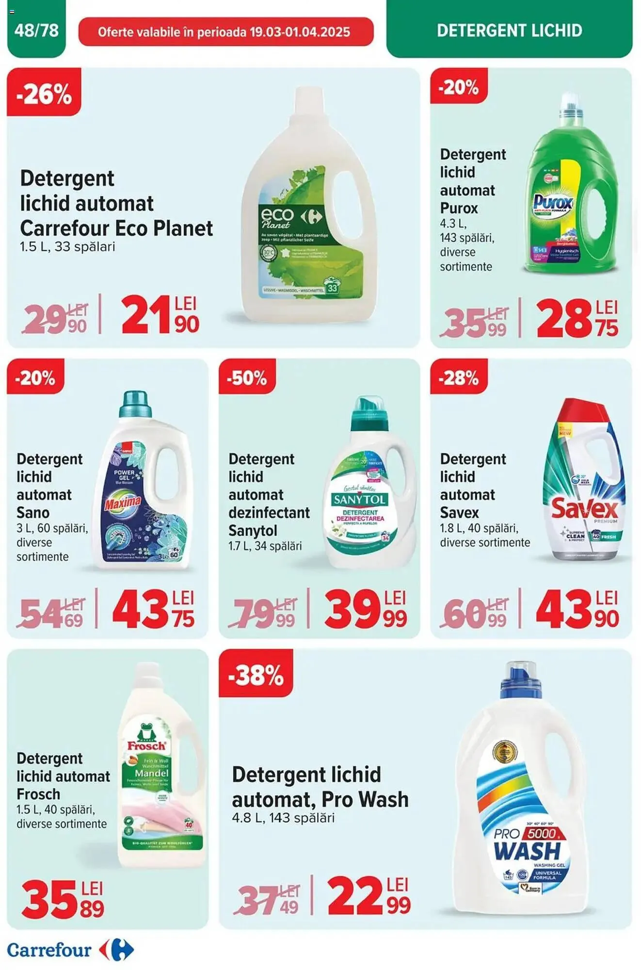 Catalog Catalog Carrefour de la 26 martie până la 1 aprilie 2025 - Revista Pagina 49