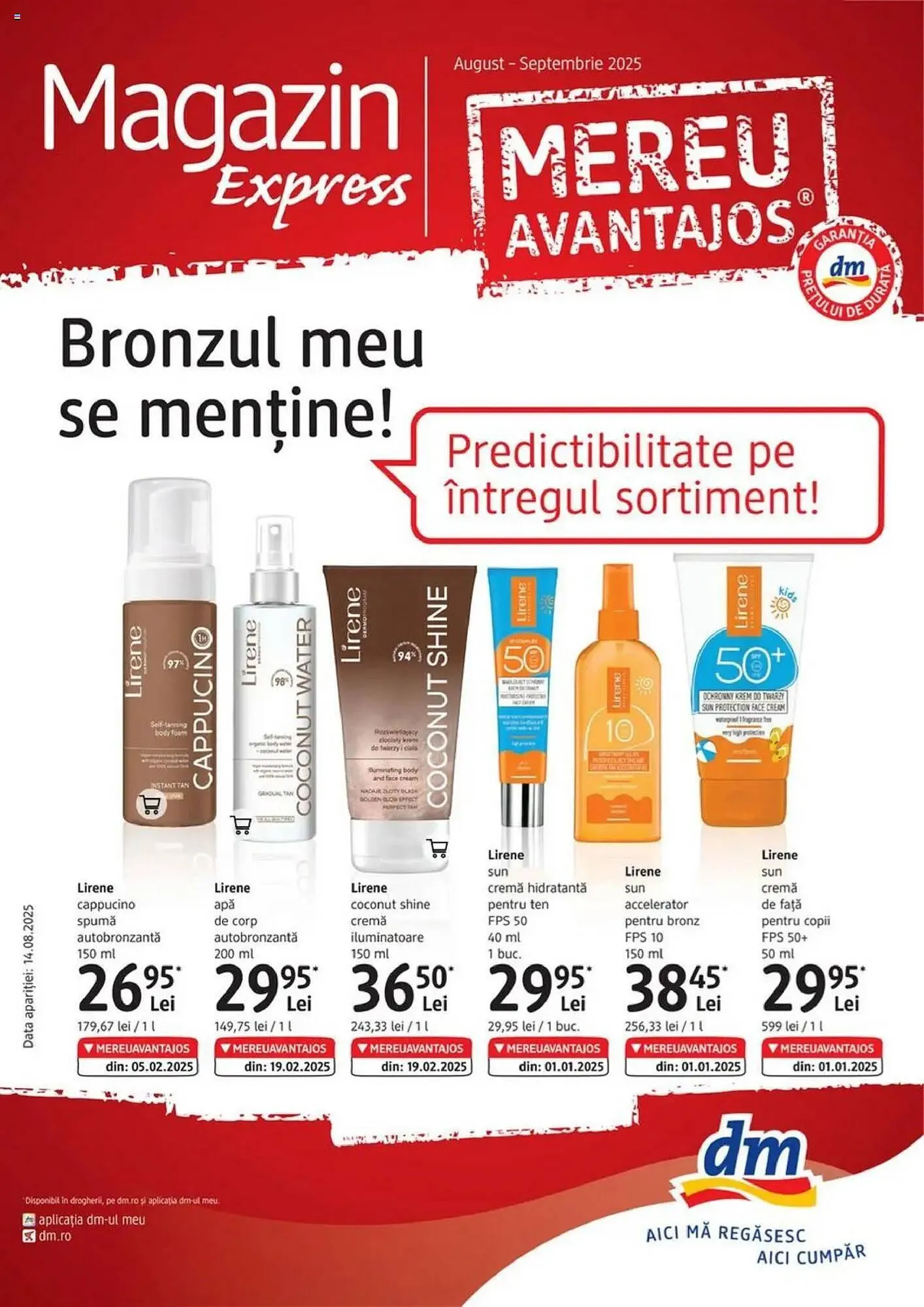 Catalog Catalog DM de la 13 august până la 16 septembrie 2025 - Revista Pagina 1