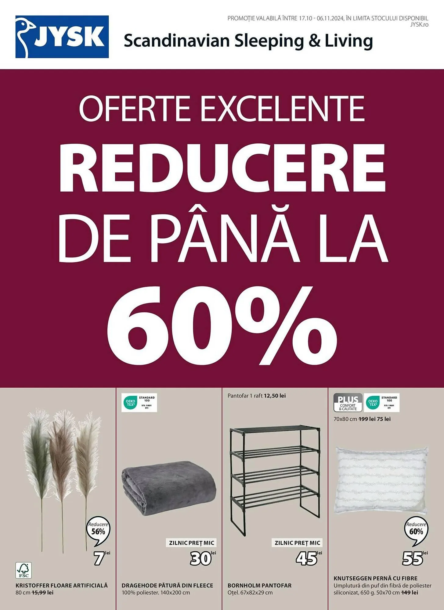 Catalog Catalog JYSK de la 25 octombrie până la 6 noiembrie 2024 - Revista Pagina 2