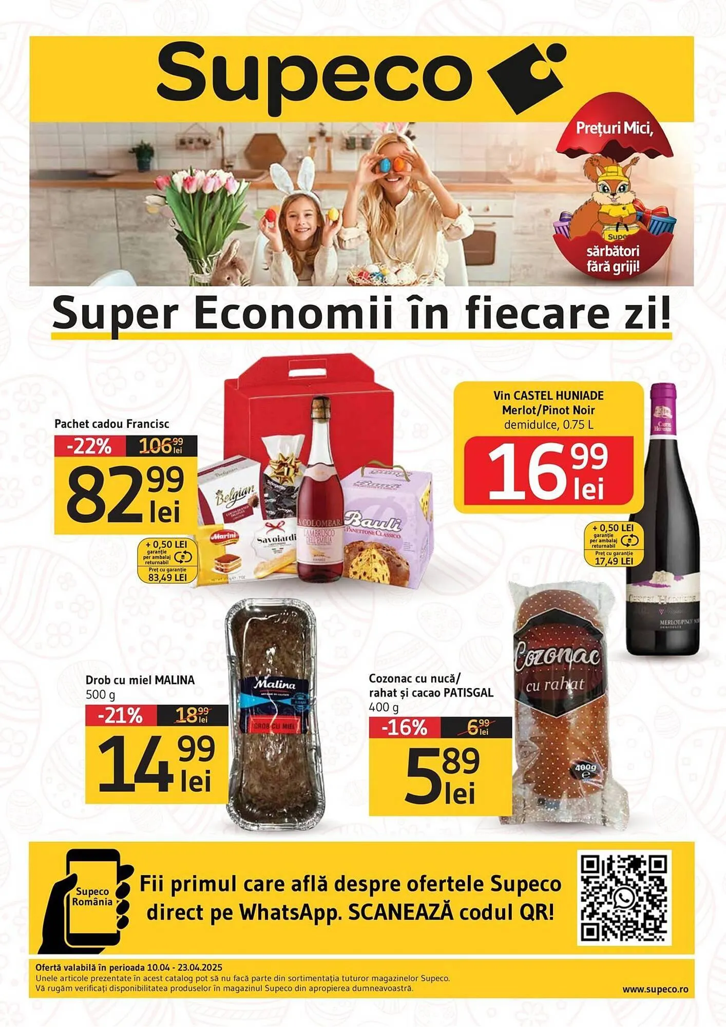 Catalog Catalog Supeco de la 10 aprilie până la 23 aprilie 2025 - Revista Pagina 1