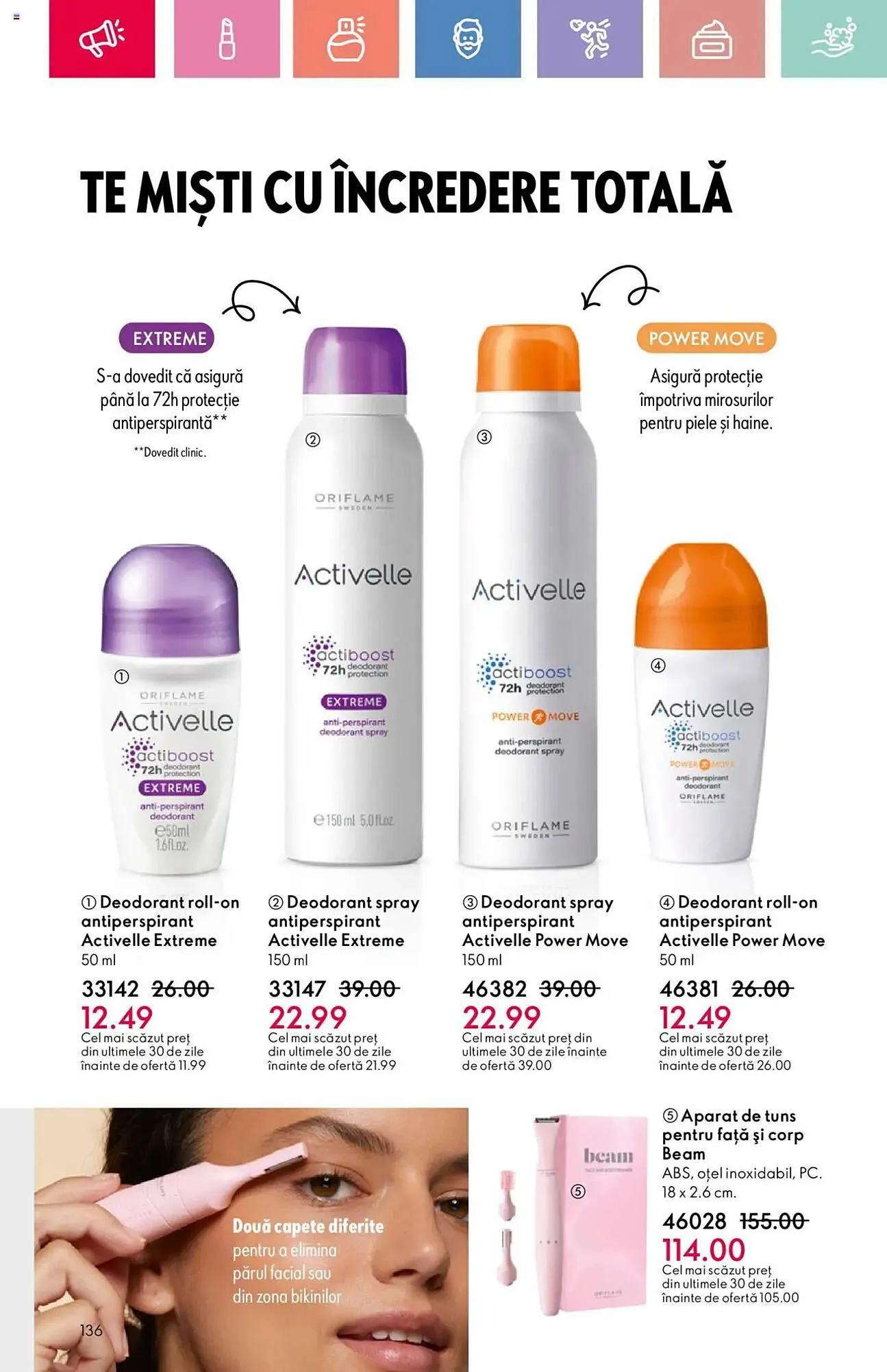 Catalog Catalog Oriflame de la 6 iulie până la 26 iulie 2025 - Revista Pagina 136