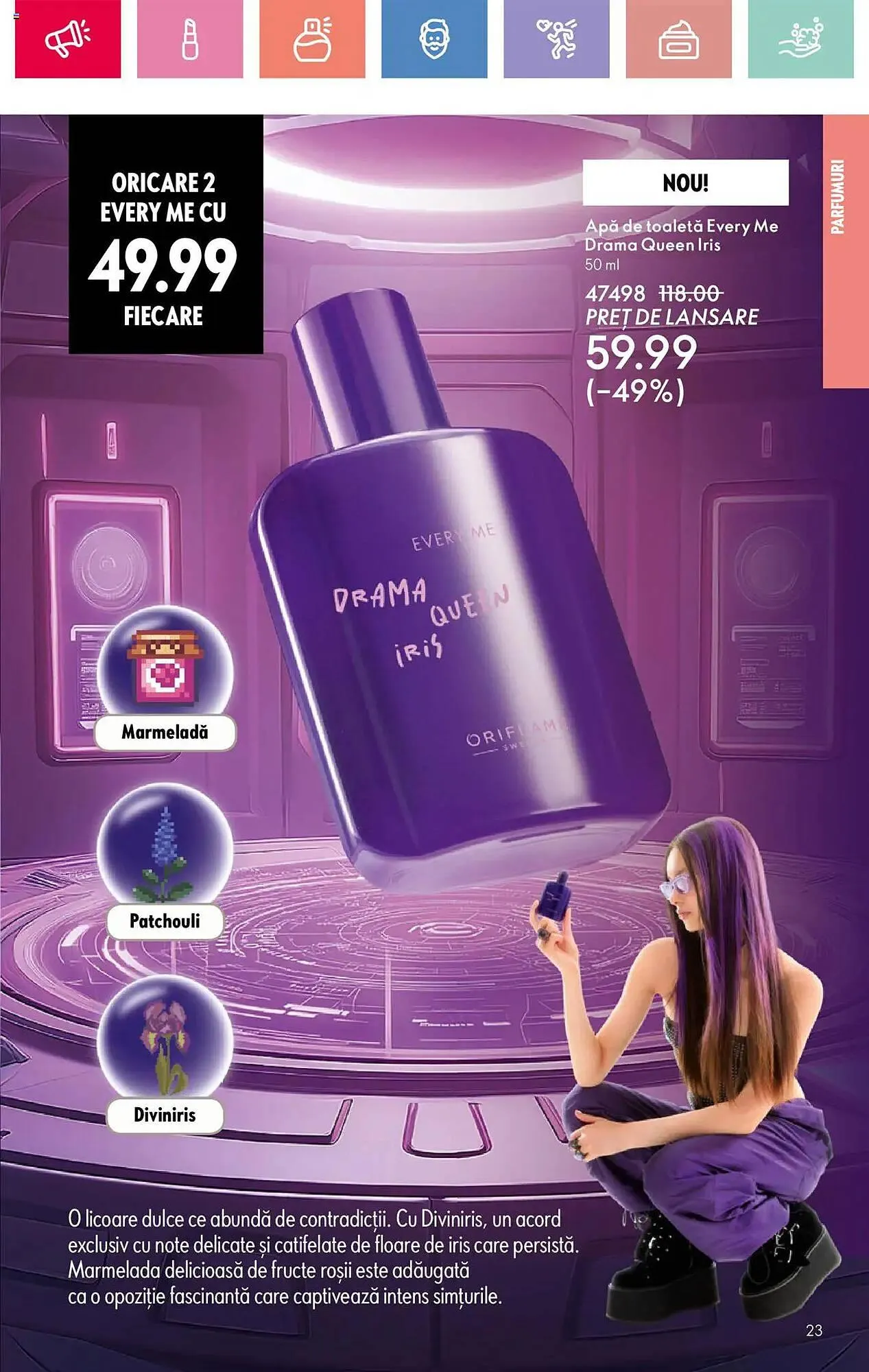 Catalog Catalog Oriflame de la 13 aprilie până la 3 mai 2025 - Revista Pagina 23
