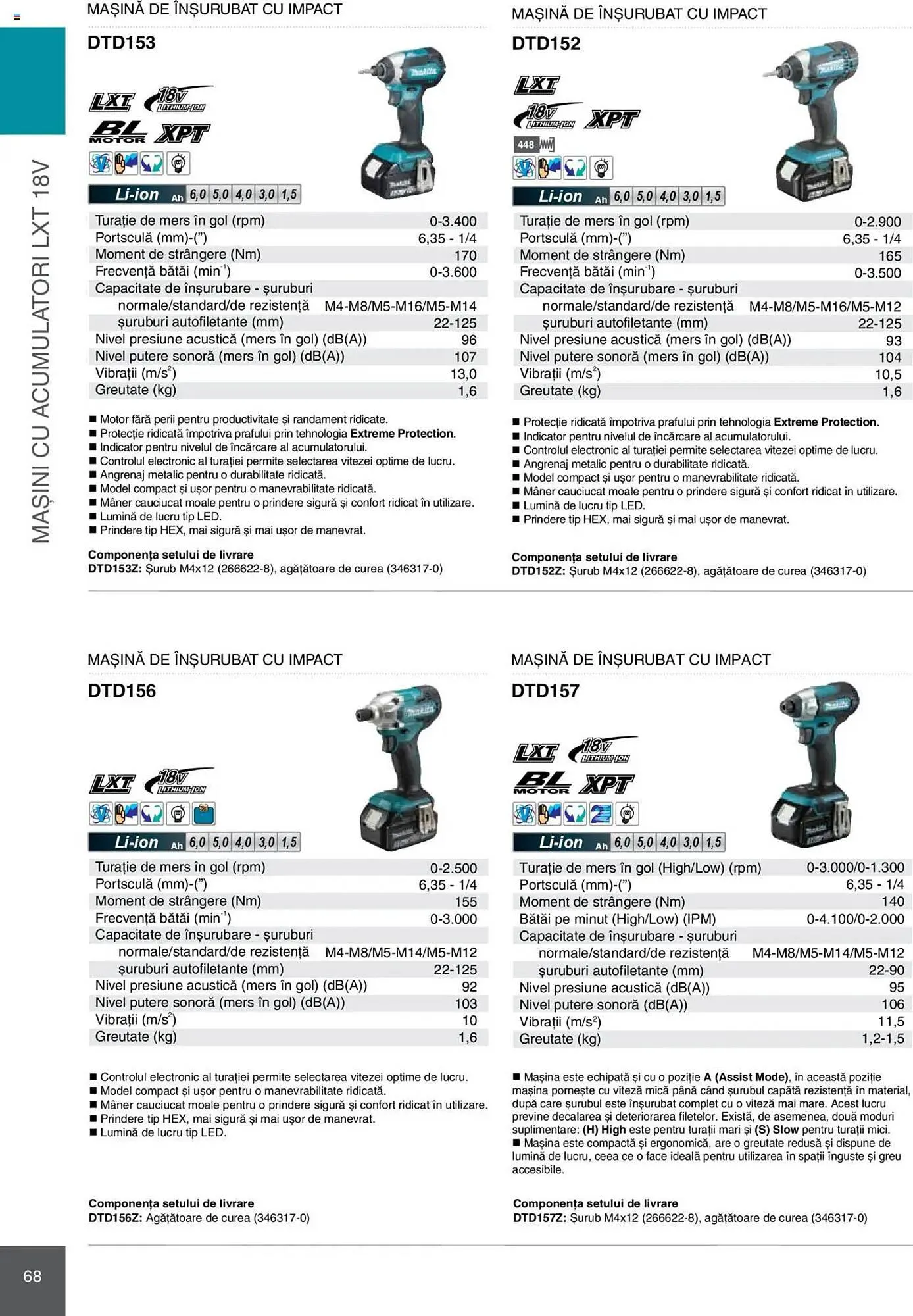 Catalog Catalog Makita de la 8 ianuarie până la 31 decembrie 2025 - Revista Pagina 68