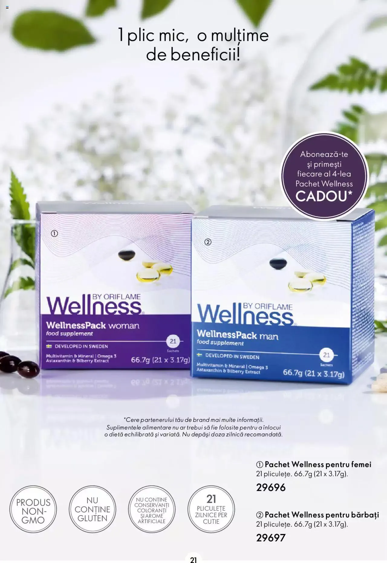 Catalog Oriflame catalog - Wellness de la 3 mai până la 31 decembrie 2023 - Revista Pagina 21