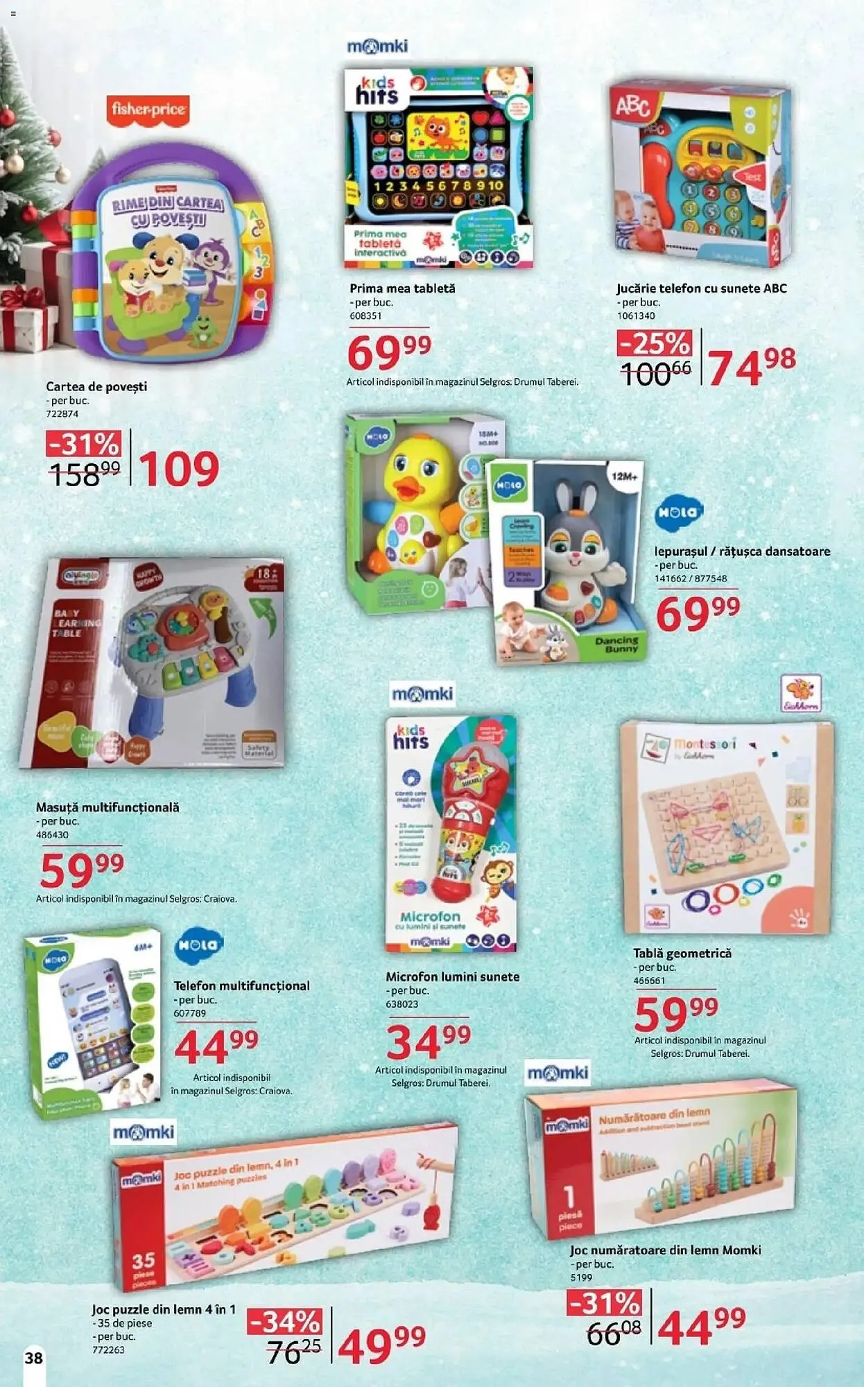 Catalog Catalog Selgros de la 13 noiembrie până la 5 decembrie 2025 - Revista Pagina 38