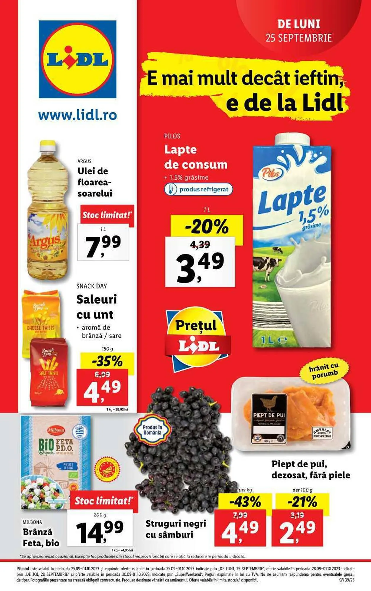 Catalog Lidl catalog de la 25 septembrie până la 1 octombrie 2023 - Revista Pagina 1