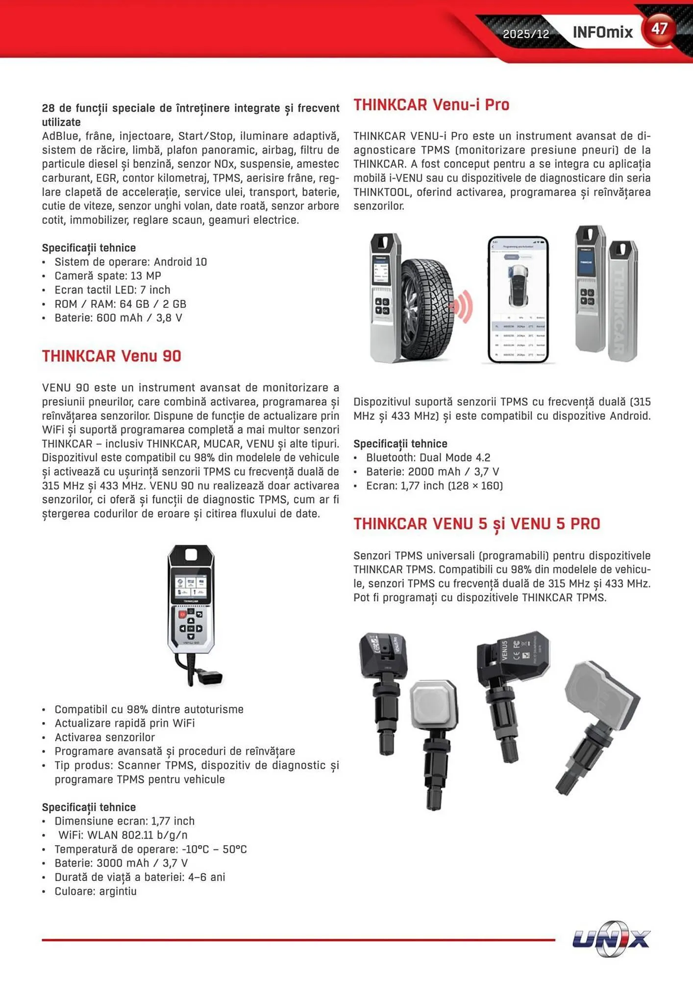 Catalog Catalog UNIX Auto de la 3 decembrie până la 31 decembrie 2025 - Revista Pagina 47