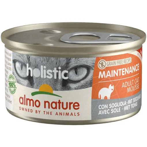 Hrana umeda pentru pisici Almo Nature Holistic Peste Limba de mare 85g