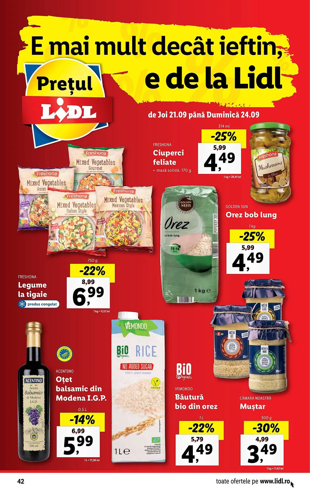 Catalog Lidl catalog de la 18 septembrie până la 24 septembrie 2023 - Revista Pagina 42