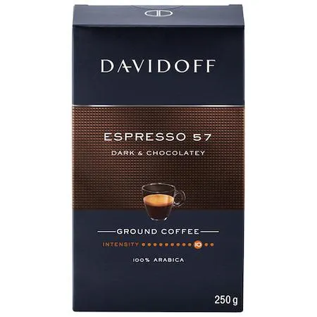 Cafea macinata Davidoff Espresso 57 Intense, 250 gr