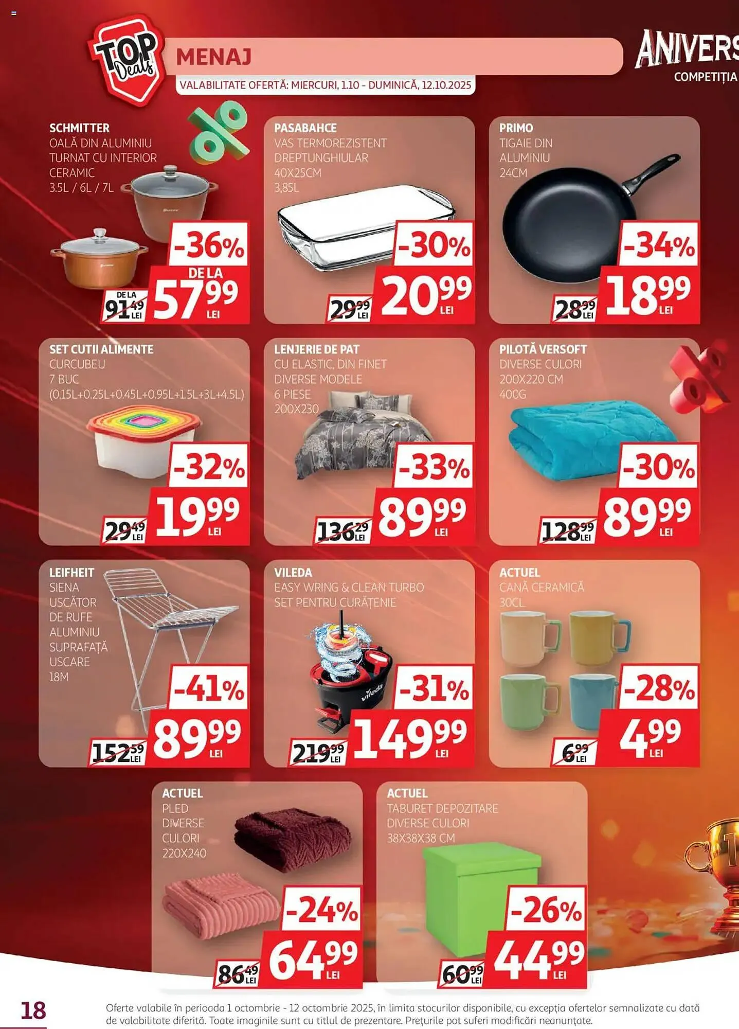 Catalog Catalog Auchan de la 1 octombrie până la 12 octombrie 2025 - Revista Pagina 18