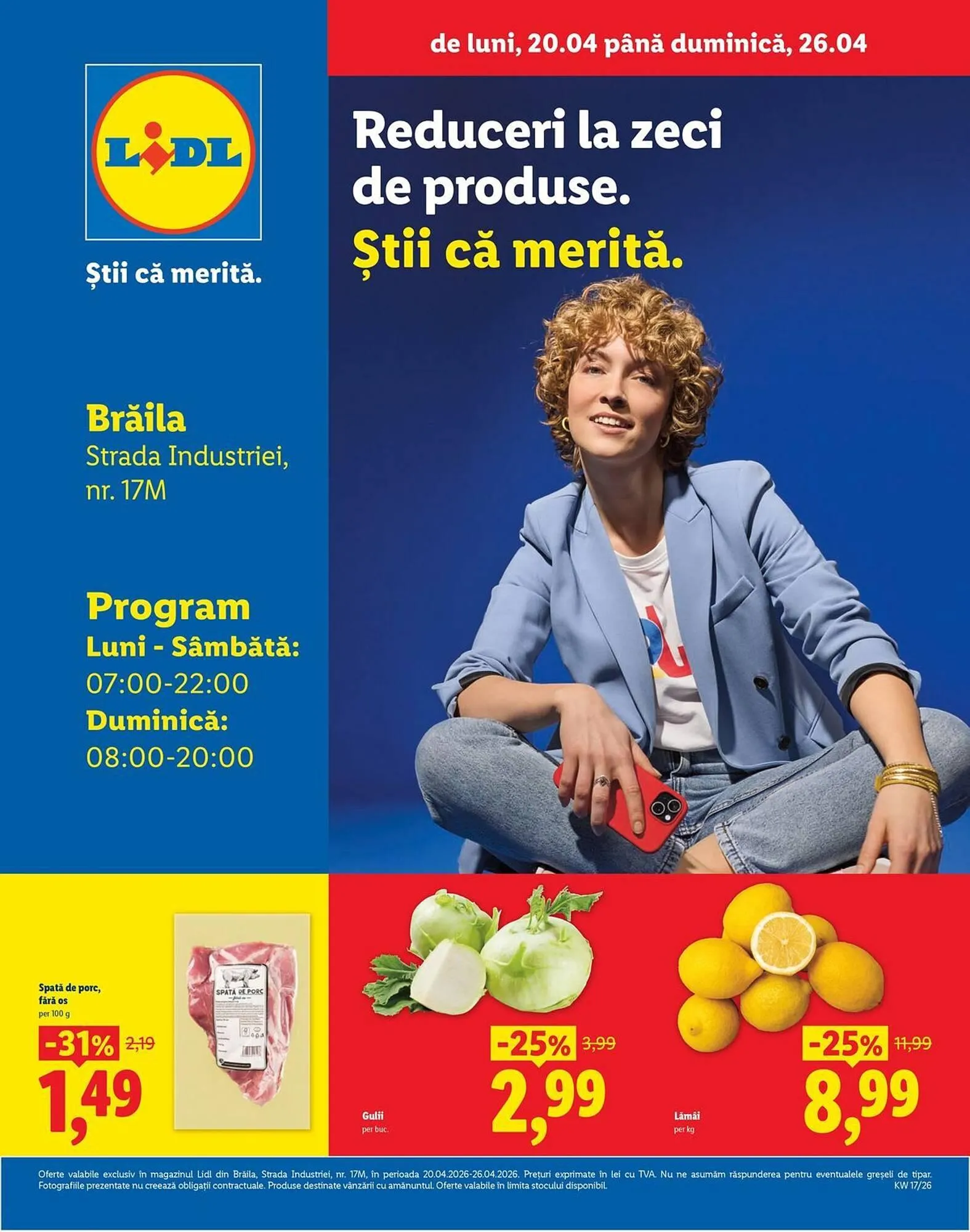 Catalog Catalog Lidl de la 20 aprilie până la 26 aprilie 2026 - Revista Pagina 1