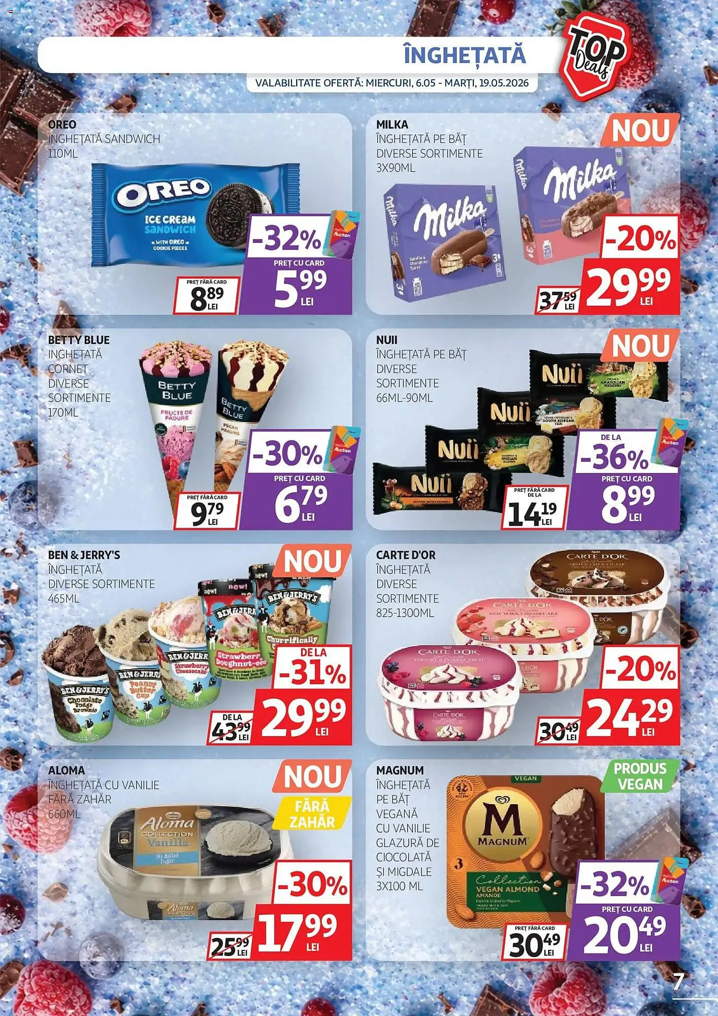 Catalog Catalog Auchan de la 6 mai până la 19 mai 2026 - Revista Pagina 7