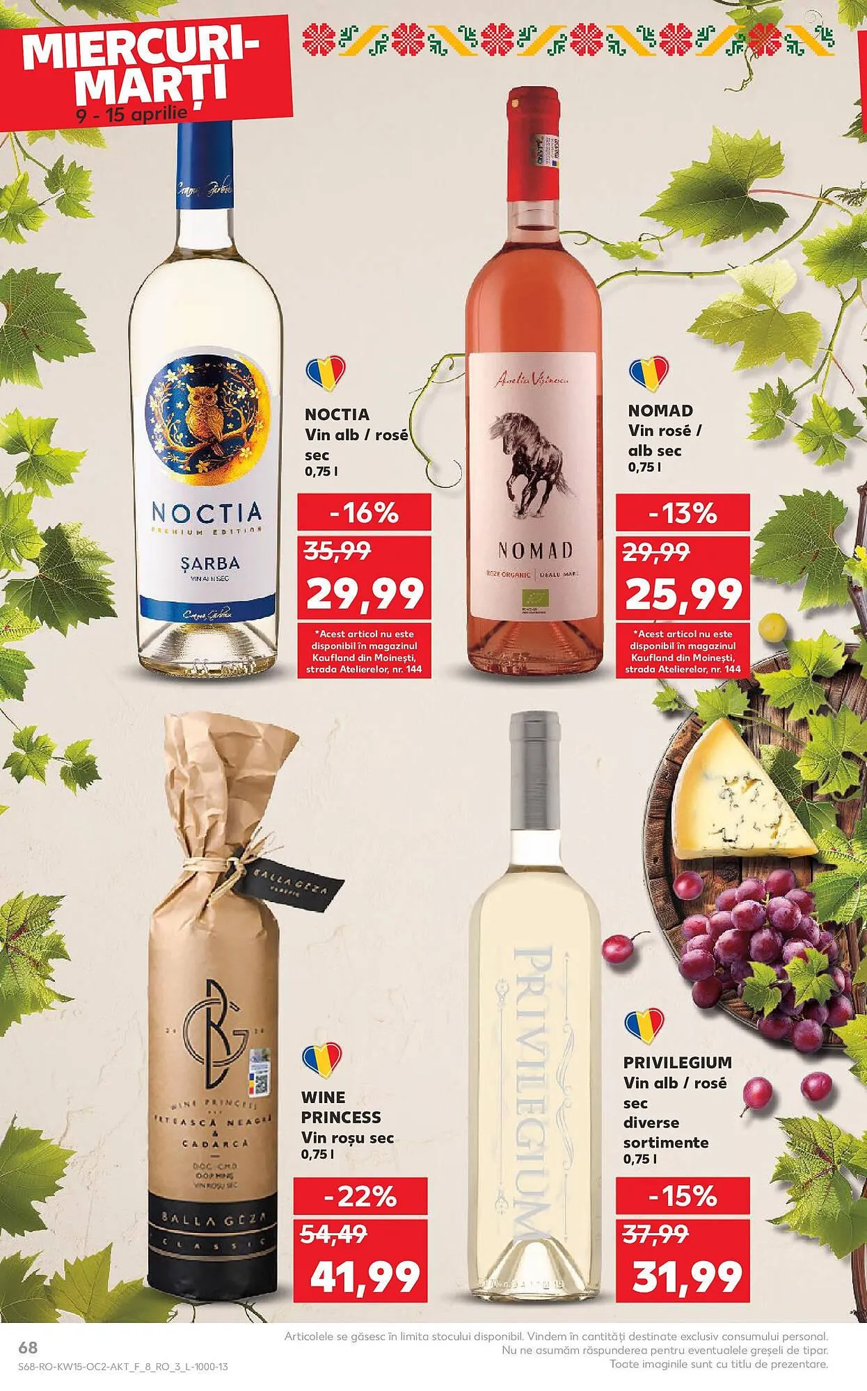 Catalog Catalog Kaufland de la 9 aprilie până la 15 aprilie 2025 - Revista Pagina 68